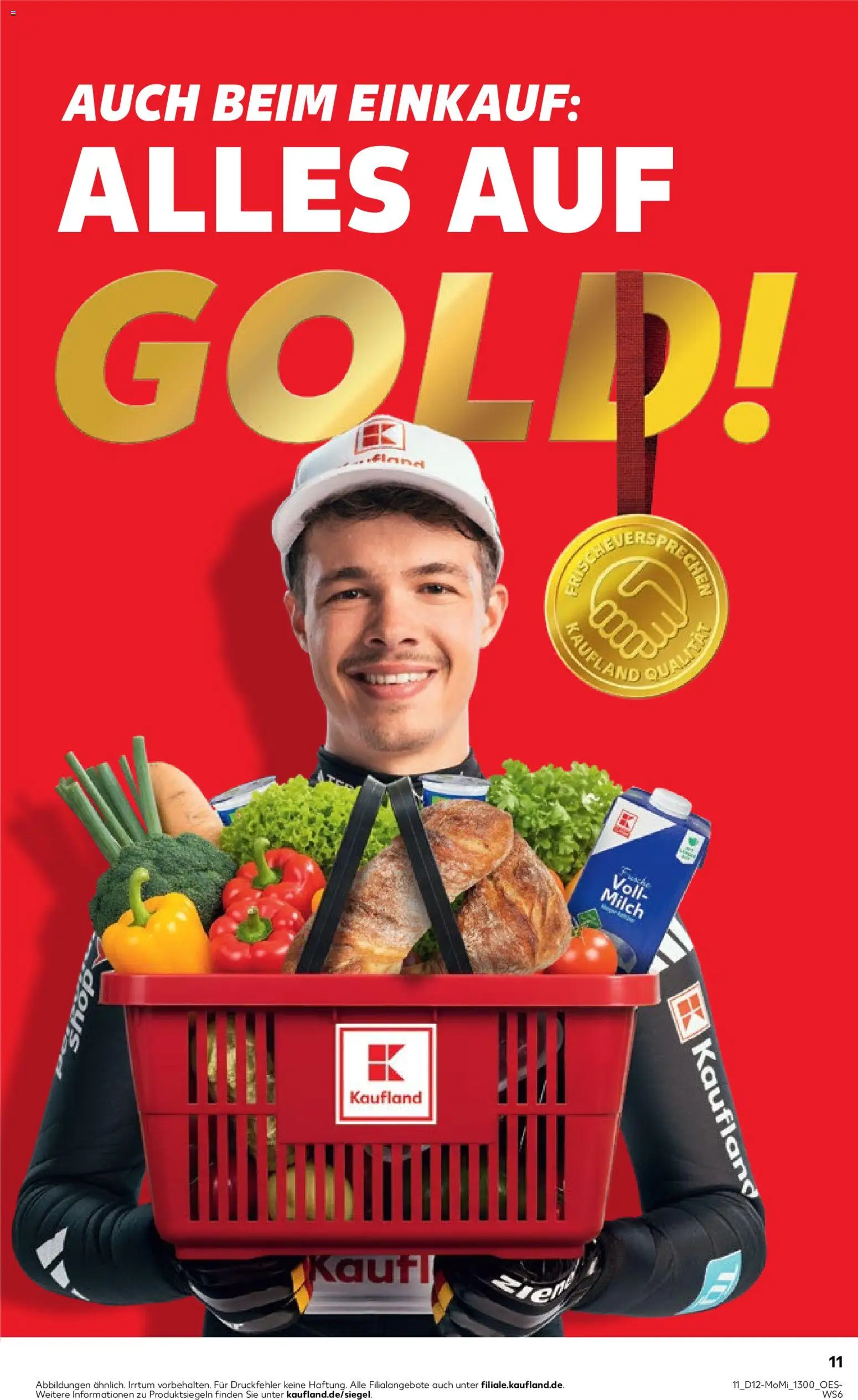 Kaufland Prospekt Bremen	 – gültig ab 16.03.2026 | Seite: 11 | Produkte: Milch, Gemüse, Brot