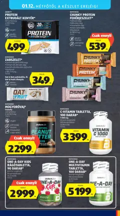 C-VITAMIN TABLETTA, 100 DARAB*, 1000 mg, étrend-kiegészítő, 100 darab/doboz - amely érvényes a következő dátumtól: 08.01.2026 | Oldal: 35