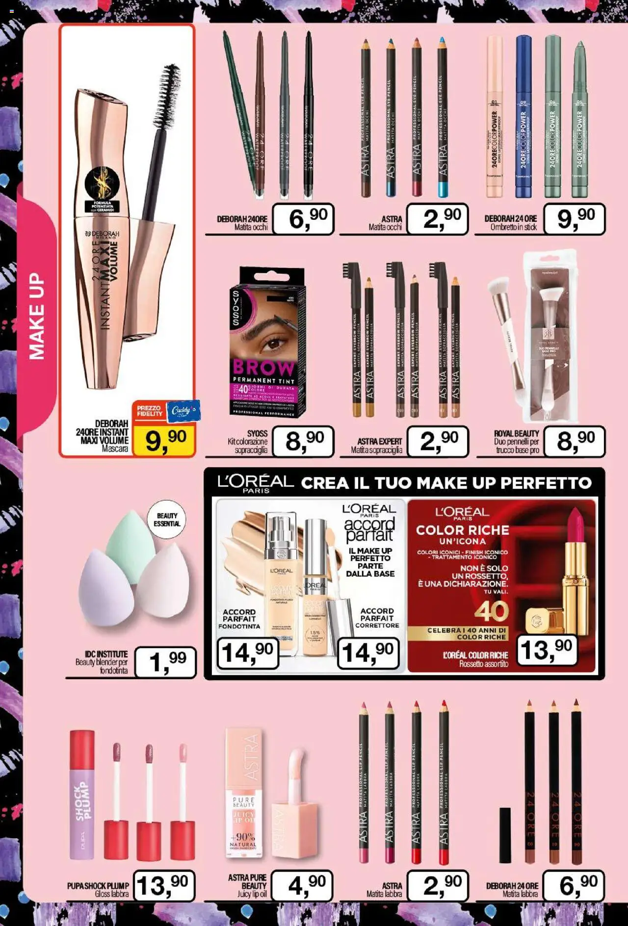 Volantino Caddy's del 11.09.2025 | Pagina: 12 | Prodotti: Mascara, Ombretto, Rossetto, Fondotinta