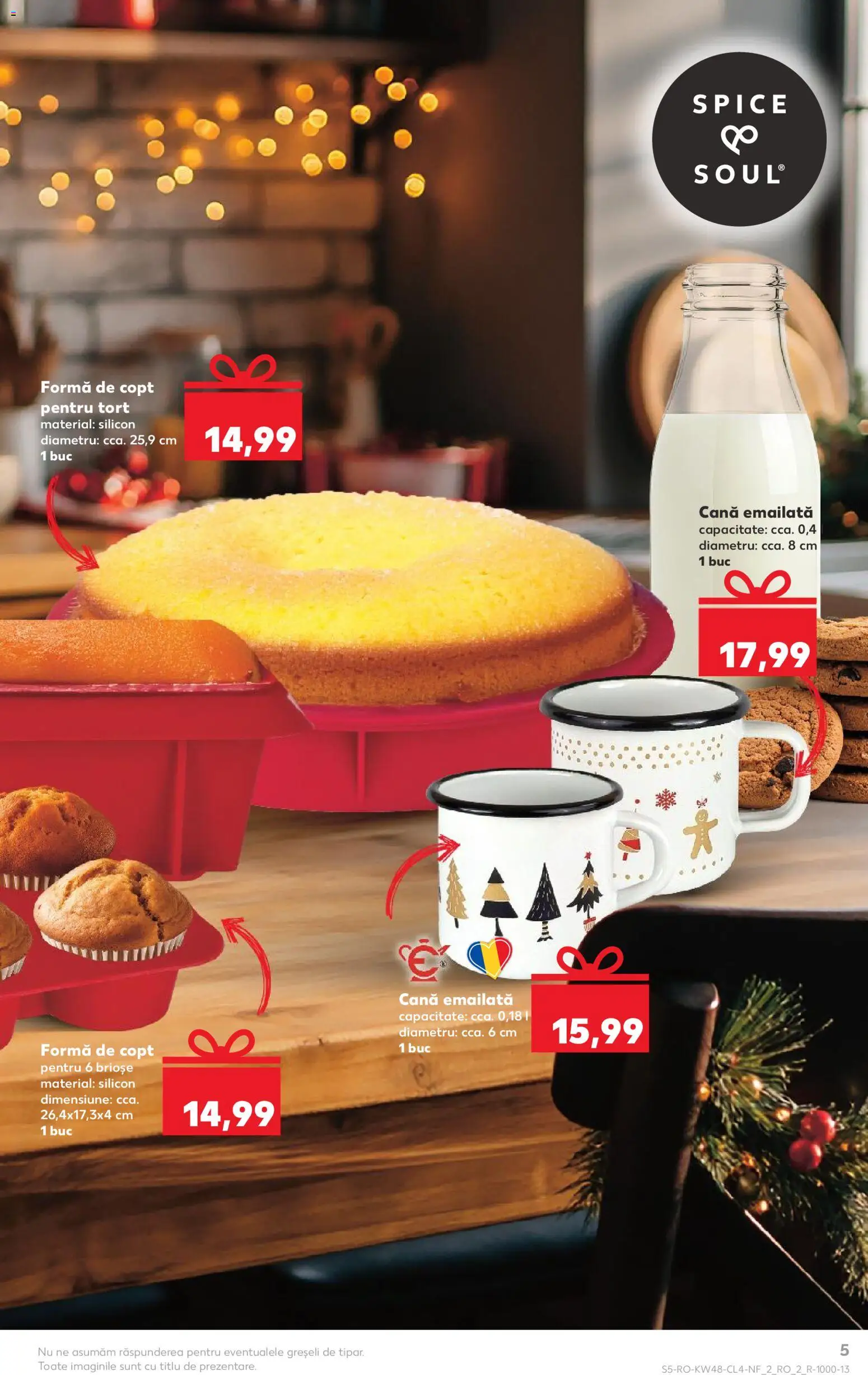 Noul catalog Kaufland – valabil de la 26.11.2025 | Pagină: 5 | Produse: Tort