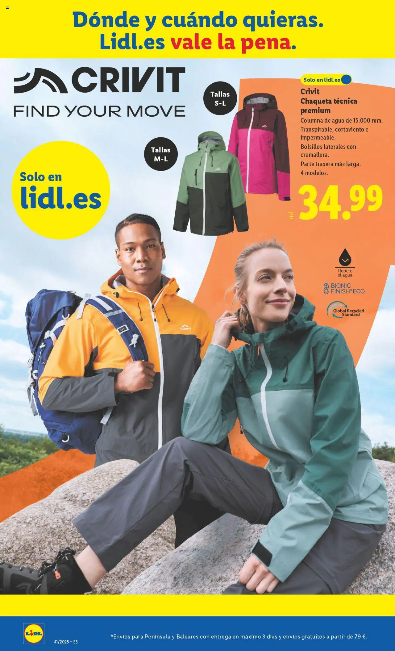 Lidl - Canarias │ válido desde el 06.10.2025 | Página: 20 | Productos: Chaqueta