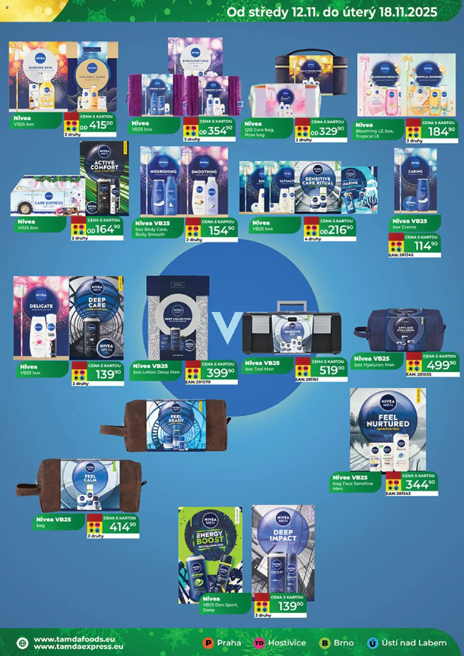 Tamda Foods leták od 12.11.2025 | Strana: 31 | Produkty: Box, Nivea, Body