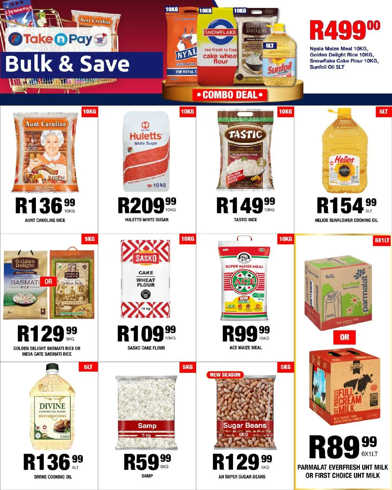 Take n Pay - Specials │ valid from 25.08.2025 | Page: 9 | Products: Milk, Gate, Oil, Rice