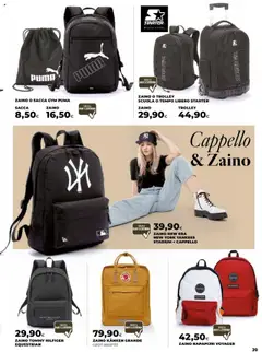 Volantino Ipercoop del 27.08.2025 | Pagina: 39 | Prodotti: Zaino, Cappello, Trolley
