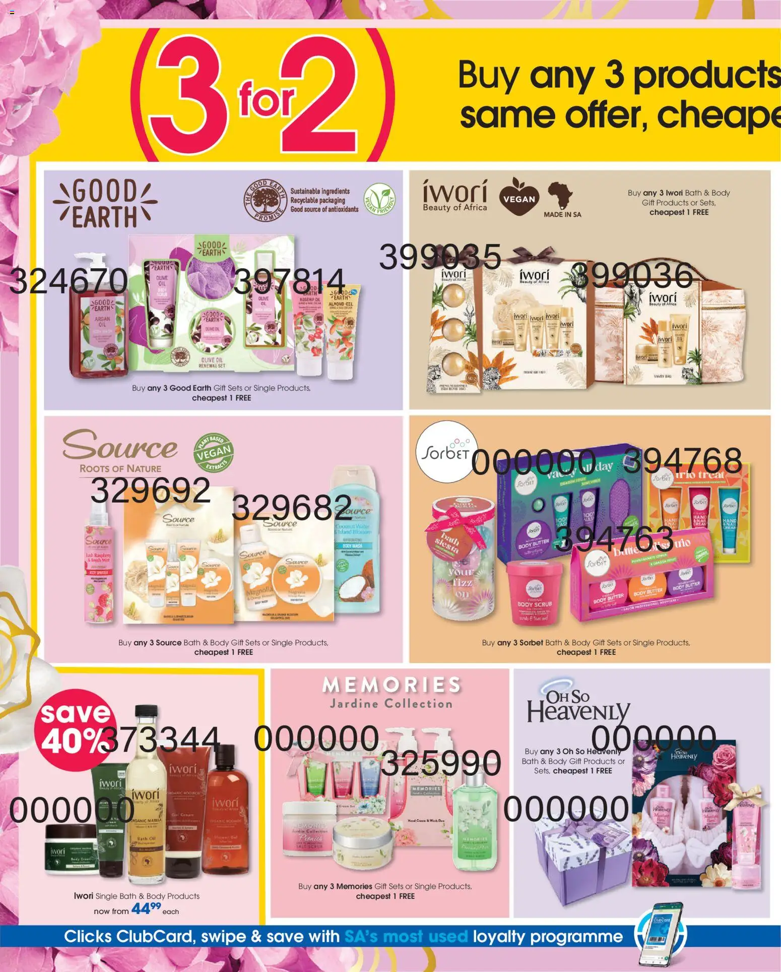 New Clicks catalogue – valid from 23.04.2026 | Page: 10 | Products: Body butter, Bath, Butter, Oil