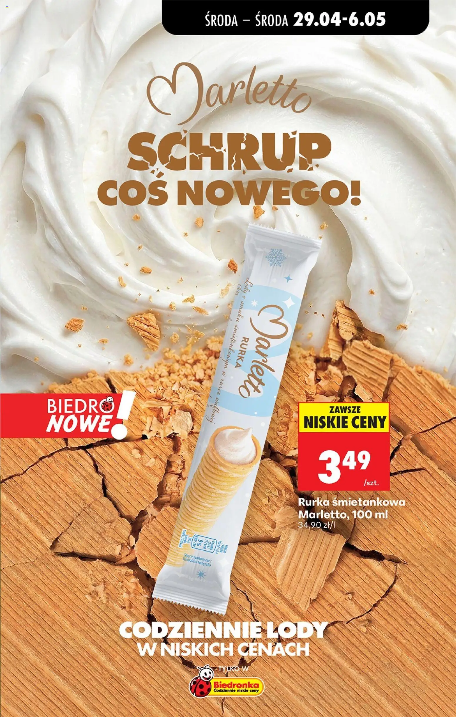Biedronka gazetka od środy od 29.04.2026 | Strona: 74 | Produkty: Lody