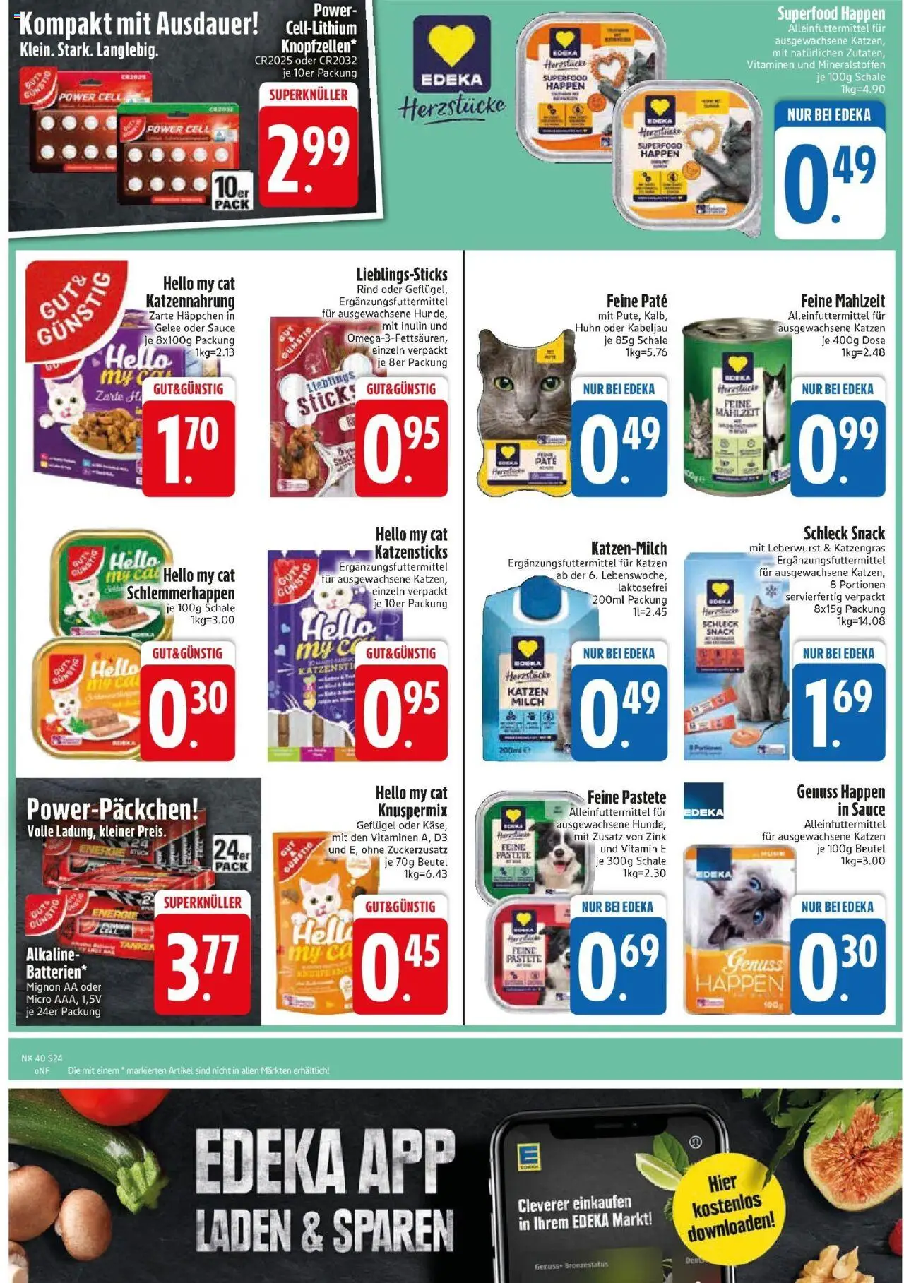 Edeka prospekt Bodenwöhr	 – gültig ab 28.09.2025 | Seite: 24 | Produkte: Milch