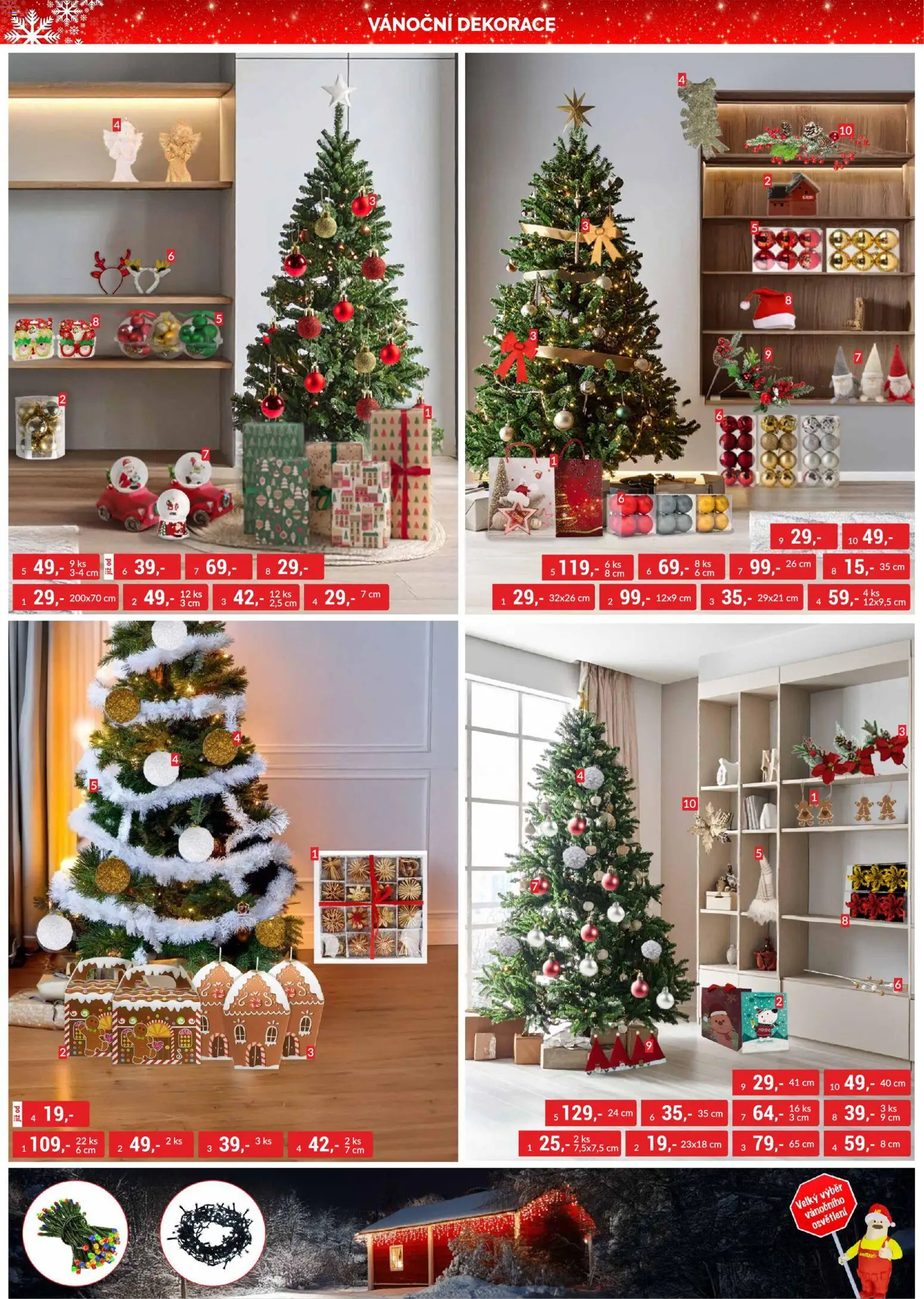 BAUMAX leták od 01.12.2025 | Strana: 3 | Produkty: Vánoční dekorace, Dekorace
