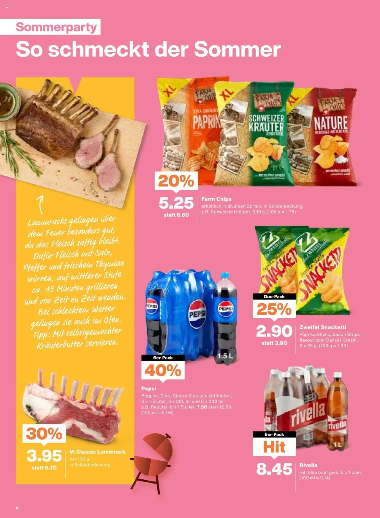 Migros Aktionen ab 22.07.2025 | Seite: 6 | Produkte: Ridge, Kräuterbutter, Chips