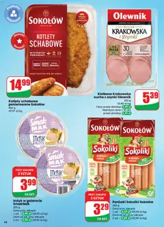 Pogląd oferty "Parówki Sokoliki Sokołów, 140 g" - ważna od 05.11.2025 | Strona: 44
