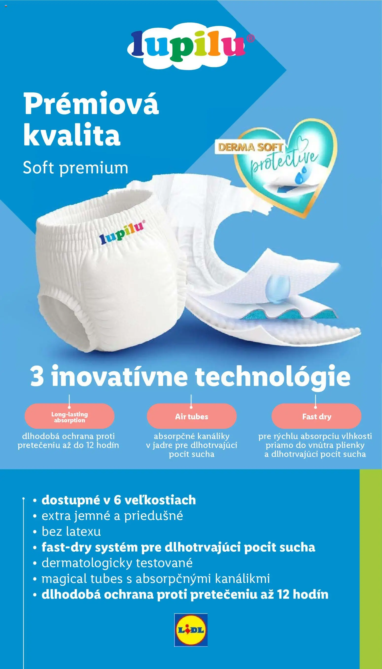 Nové Lidl akcie – leták je platný od 02.03.2026 | Strana: 6 | Produkty: Plienky