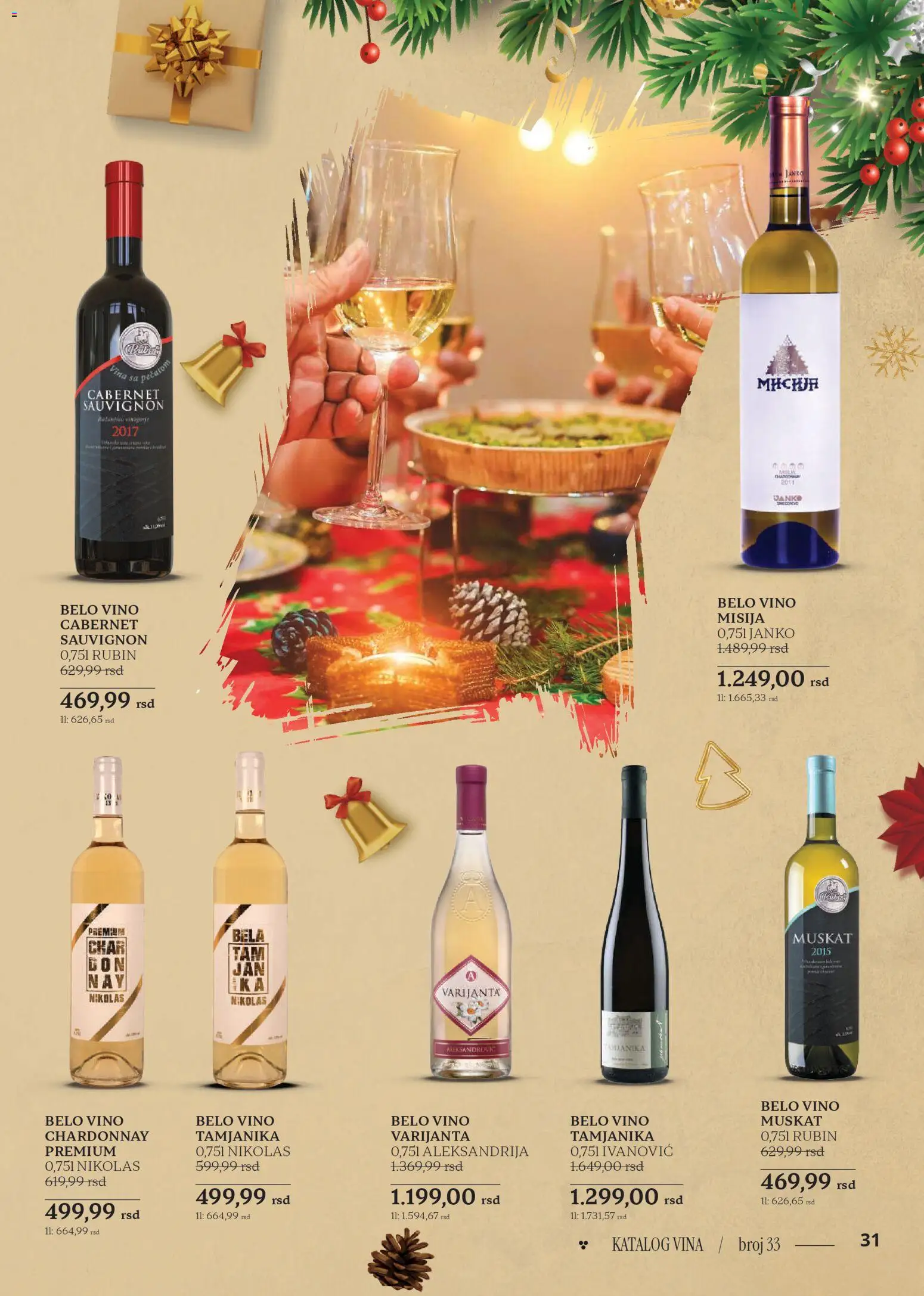 Roda katalog - važi od 18.12.2025 | Strana: 31 | Proizvode: Chardonnay, Belo vino, Vino