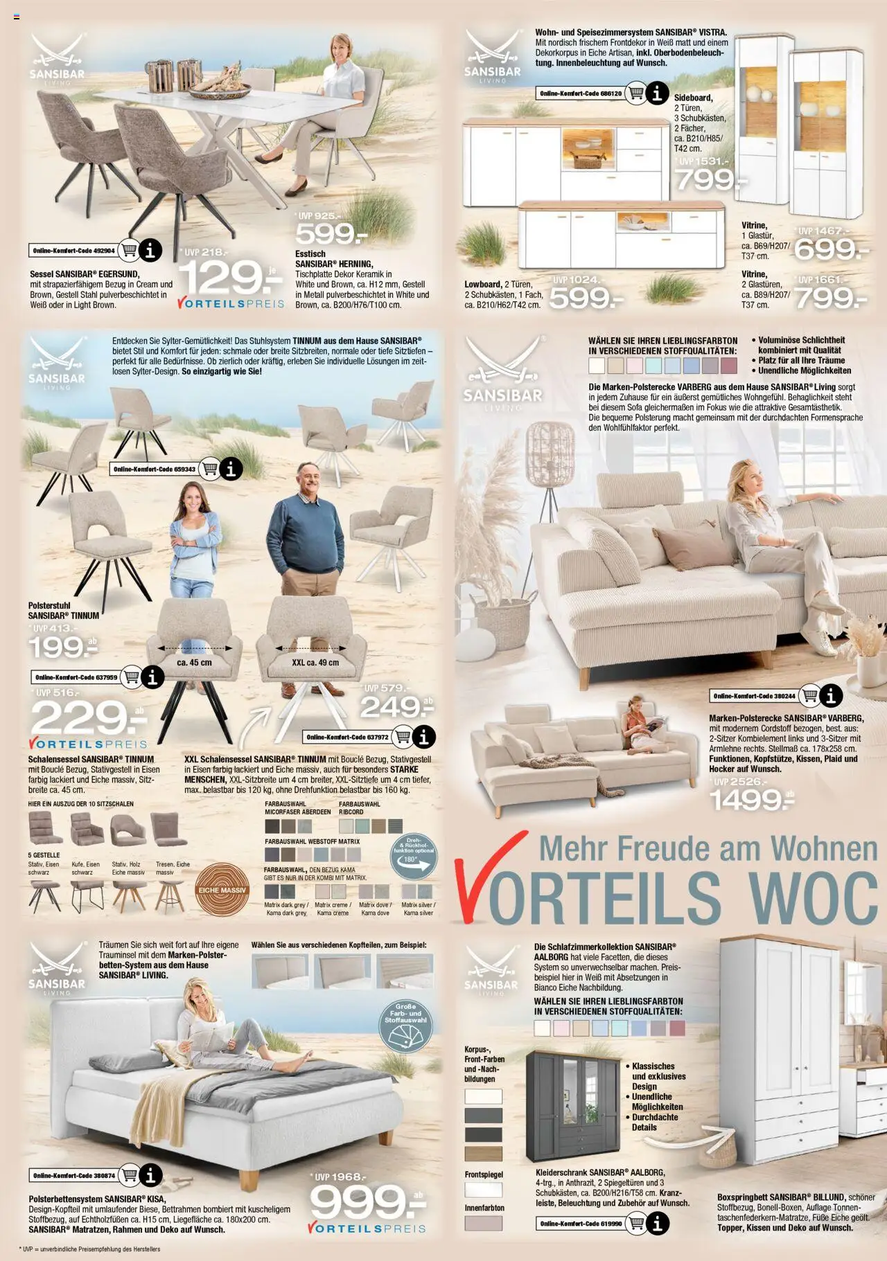 Ostermann Prospekt 	 - gültig ab dem 02.08.2025 | Seite: 4 | Produkte: Hocker, Kleiderschrank, Sofa, Boxspringbett
