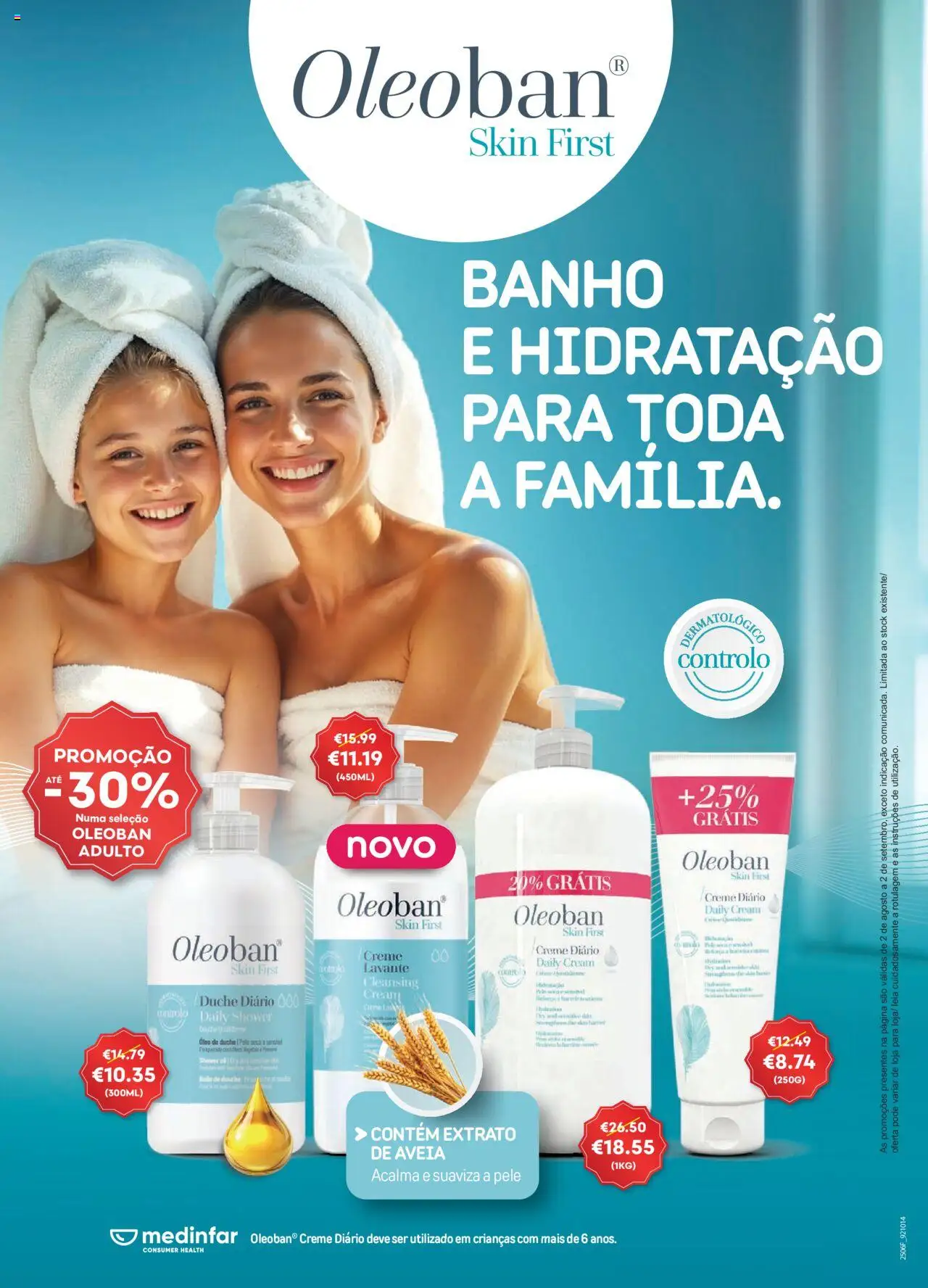 Auchan - Relaxe e cuide de si │ válido de 01.08.2025 | Página: 11 | Produtos: Aveia, Banho, Óleo, Creme