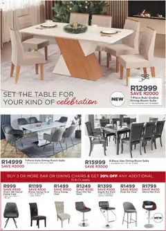 House and Home specials catalogue – valid from 20.10.2025 | Page: 4 | Products: Stool, Table, Chair, Bar stool