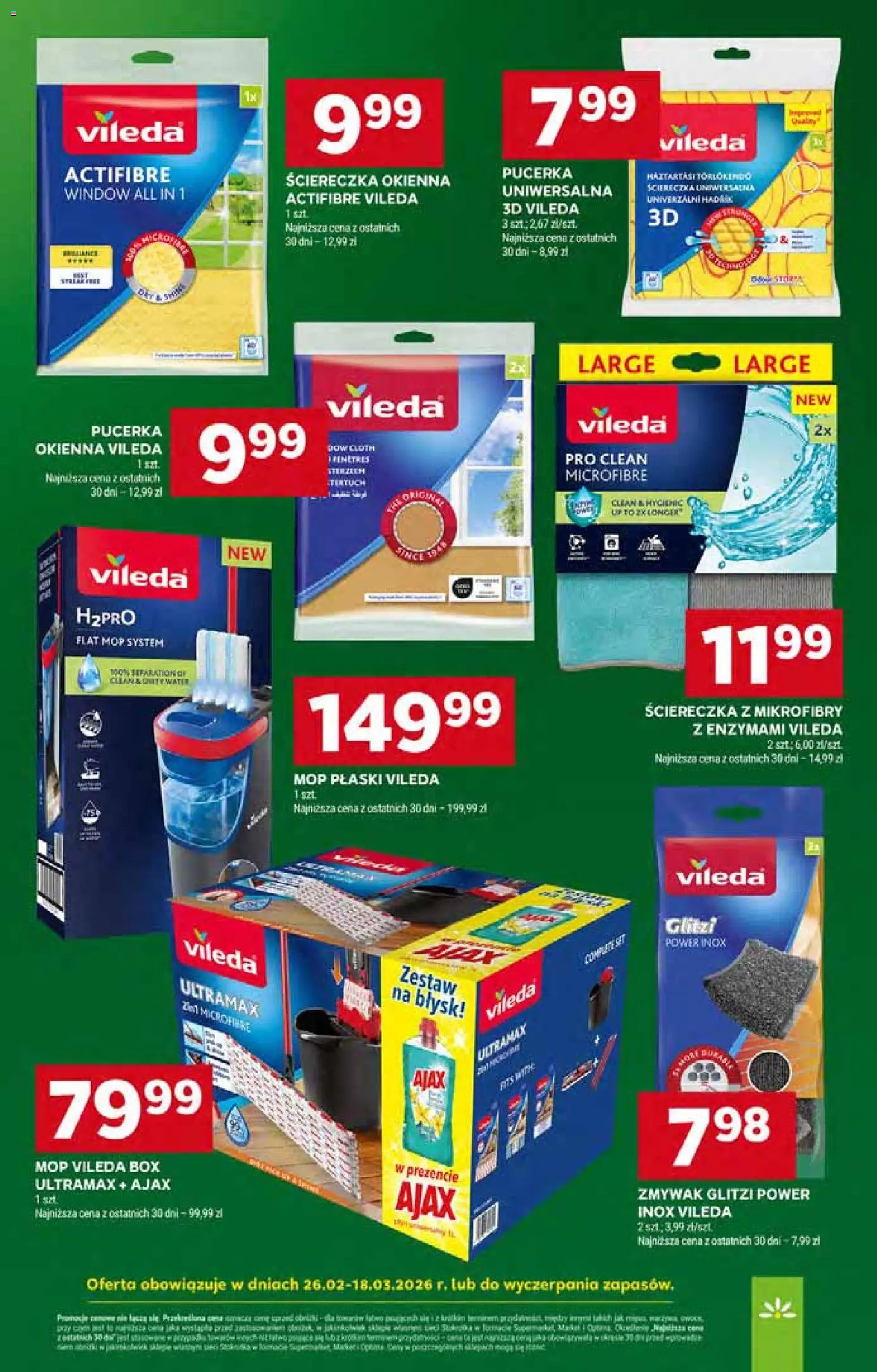 Stokrotka gazetka od 05.03.2026 | Strona: 53 | Produkty: Mop vileda, Vileda