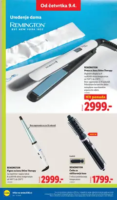 Lidl katalog - pregled Lidl kataloga - važi od 09.04.2026 | Strana: 86 | Proizvode: Figaro za kosu, Četka, Presa za kosu