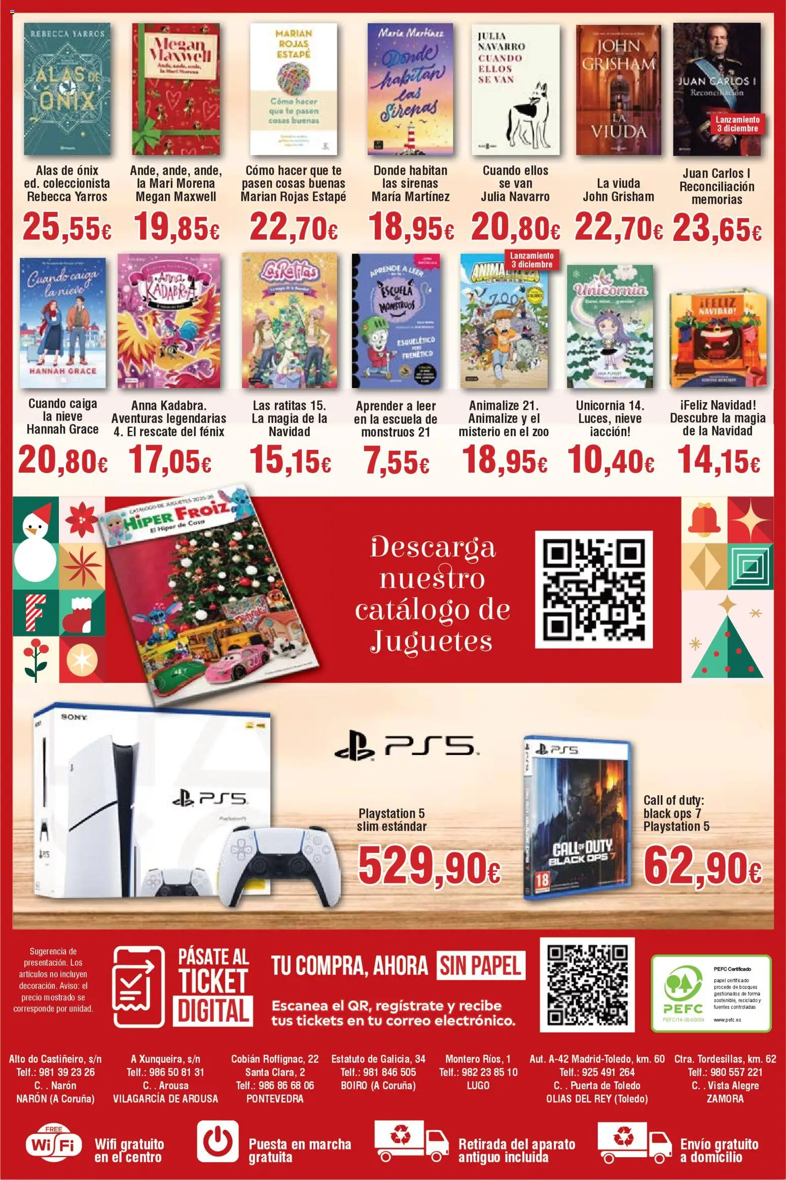 Froiz - Folleto Hiper │ válido desde el 25.11.2025 | Página: 12 | Productos: Té, Juguetes, Playstation