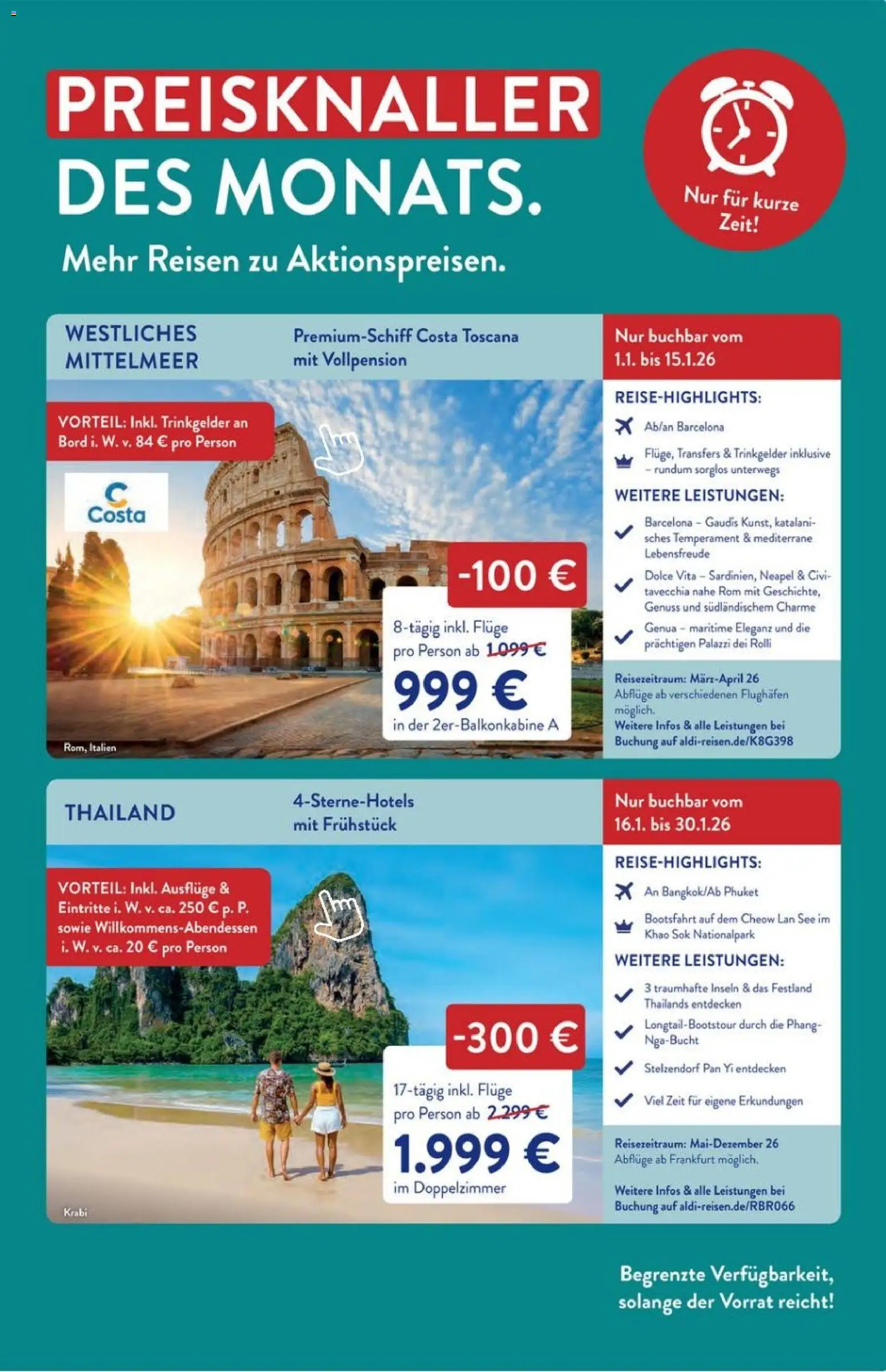 Aldi Reisen Prospekt 	 – gültig ab 01.01.2026 | Seite: 3
