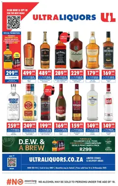 Ultra Liquors specials catalogue – valid from 16.11.2025