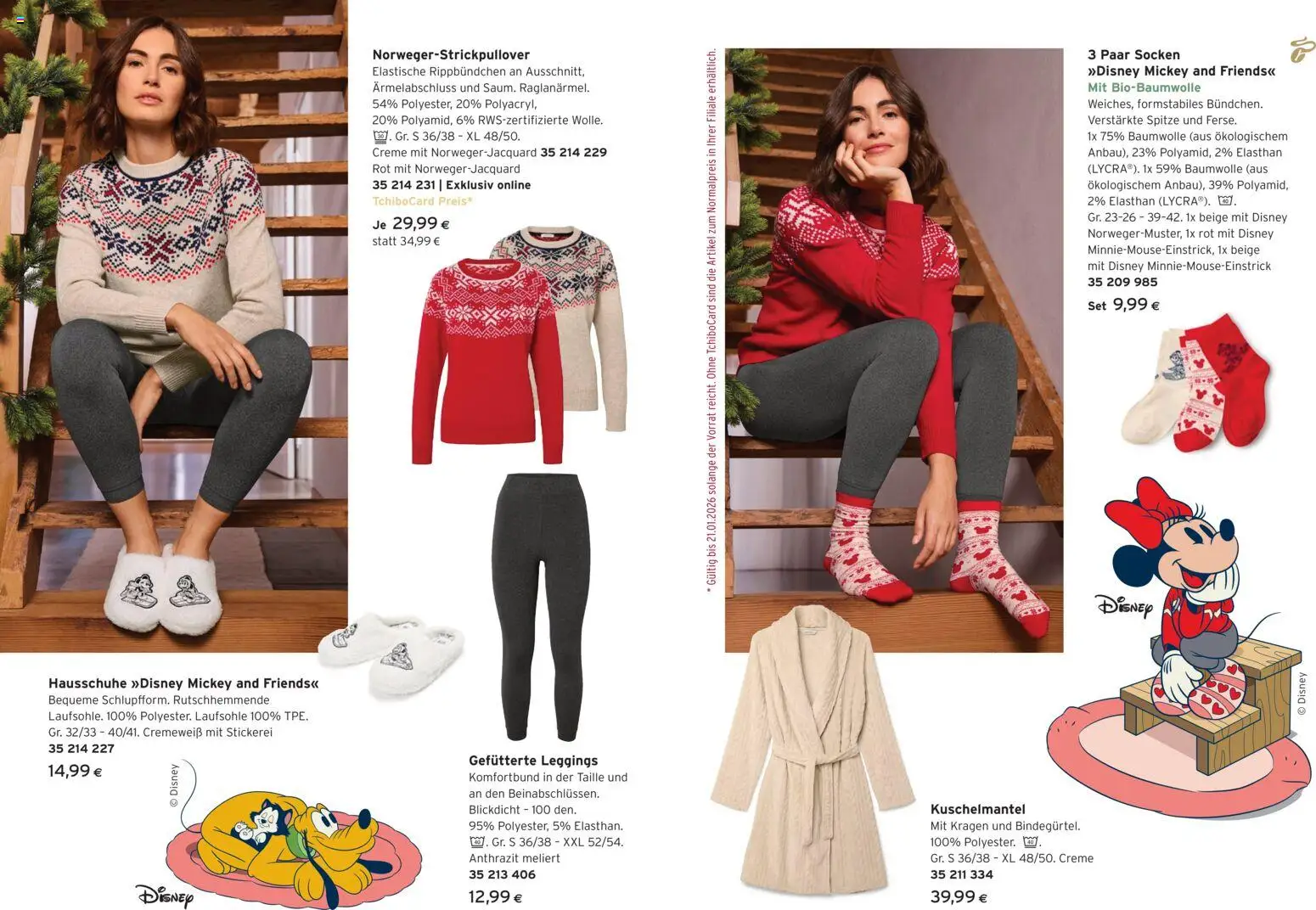 Tchibo Eduscho  Tchibo Magazin gültig ab 17.12.2025 | Seite: 6 | Produkte: Socken, Leggings, Hausschuhe, Creme
