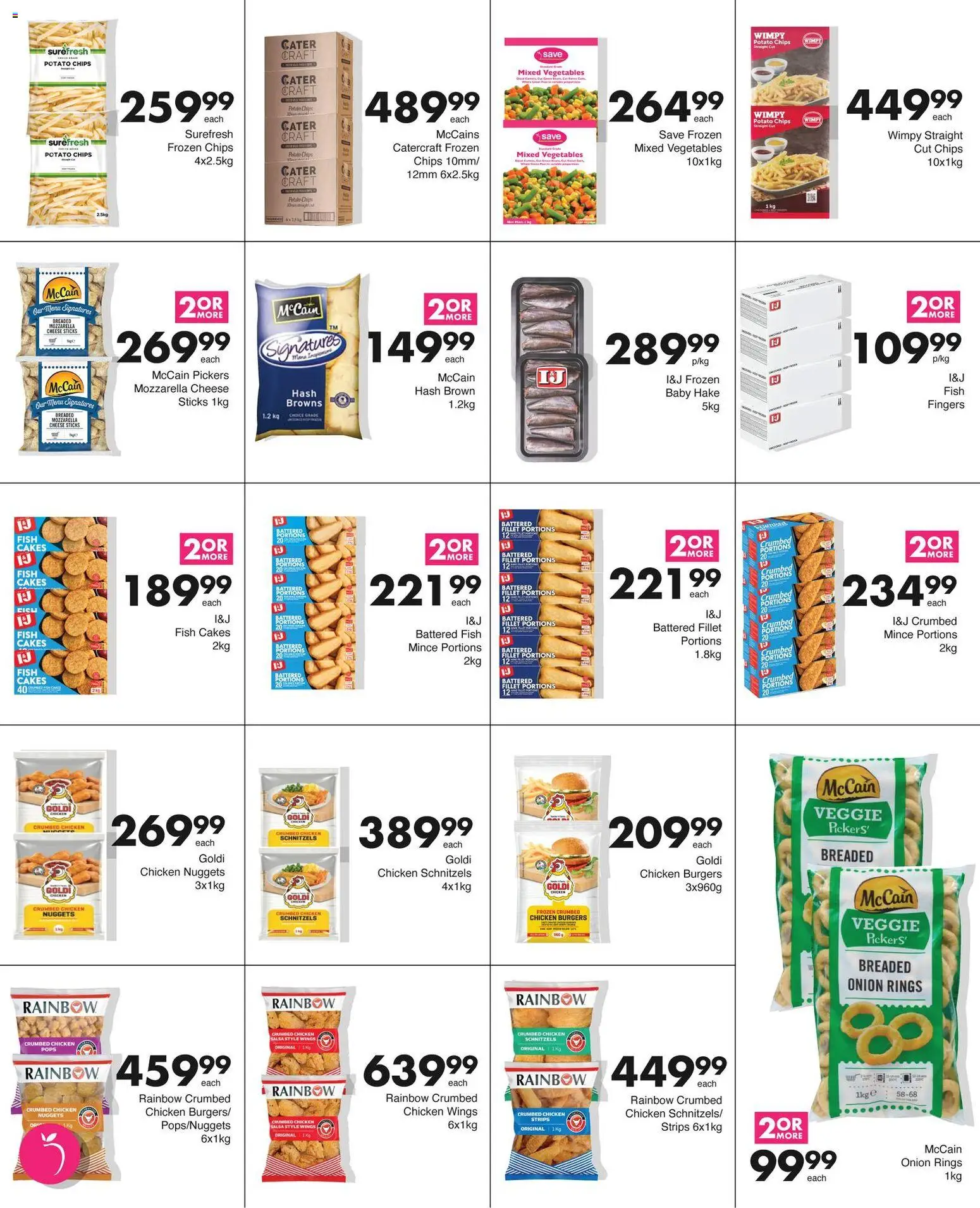 New Save catalogue – valid from 19.01.2026 | Page: 3 | Products: Cheese, Chicken, Fish, Chips