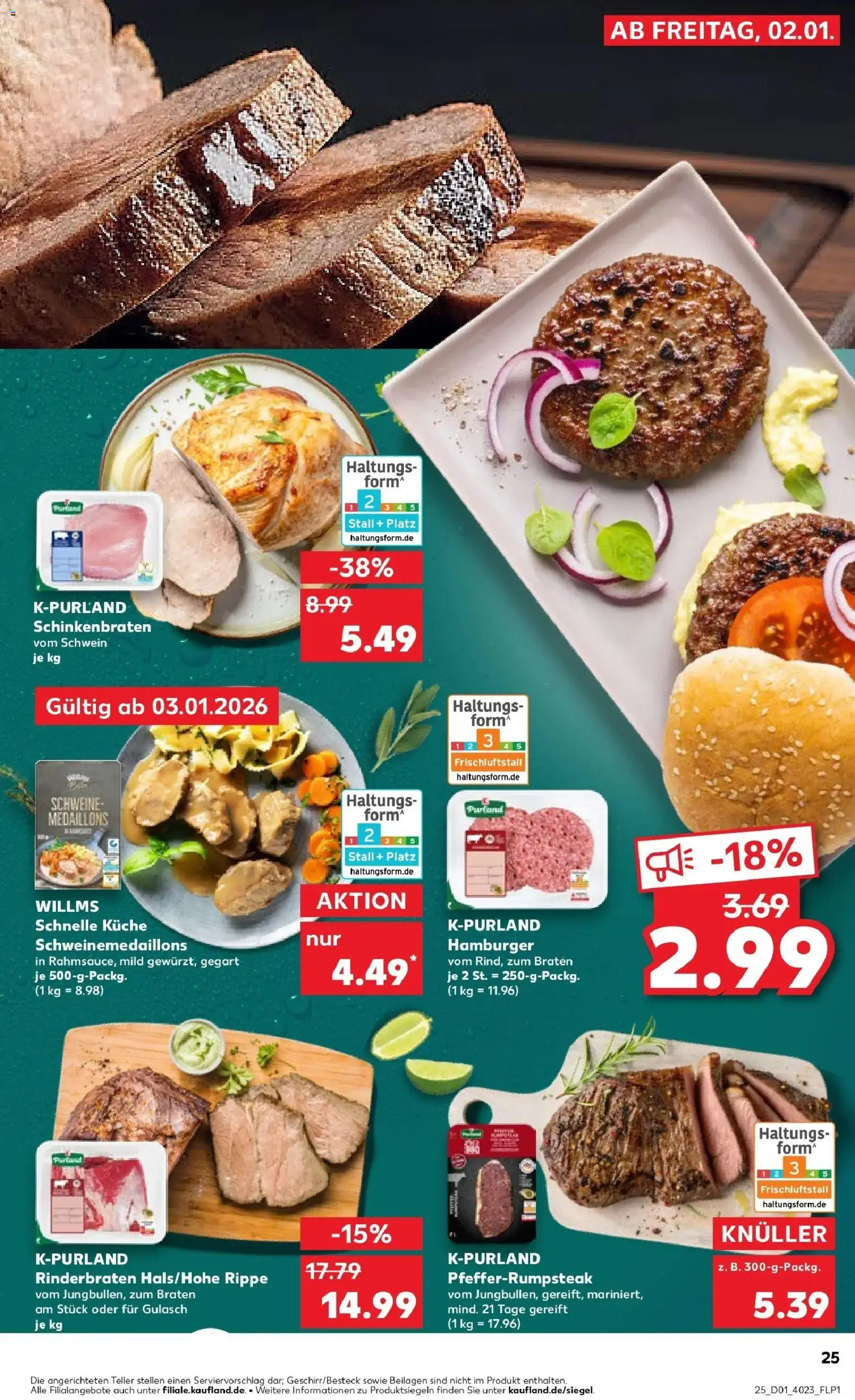 Kaufland prospekt Haldensleben	 – gültig ab 05.01.2026 | Seite: 31 | Produkte: Rinderbraten, Küche, Gulasch