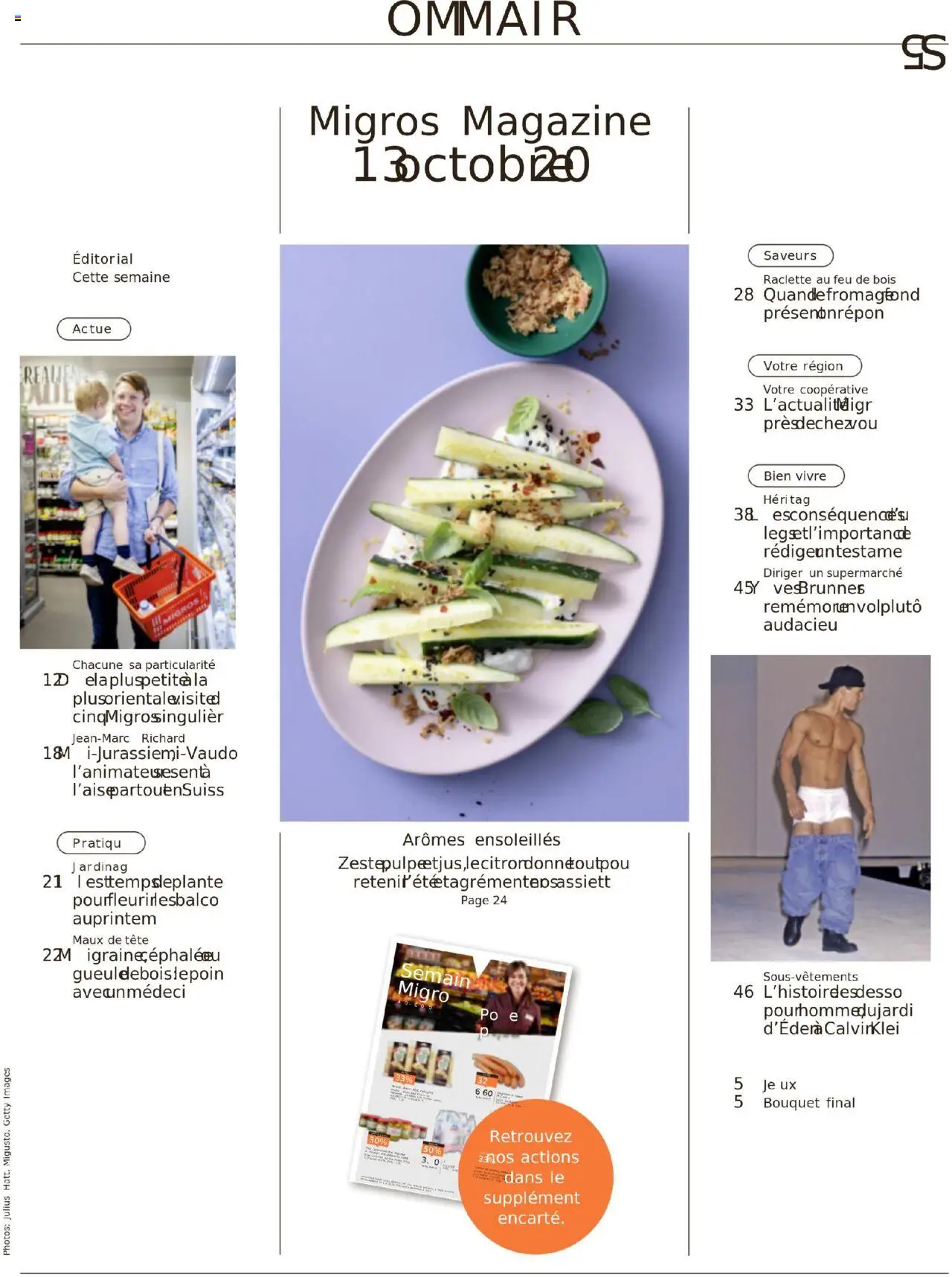 Migros Magazin FR – gültig ab 13.10.2025 | Seite: 5 | Produkte: Raclette
