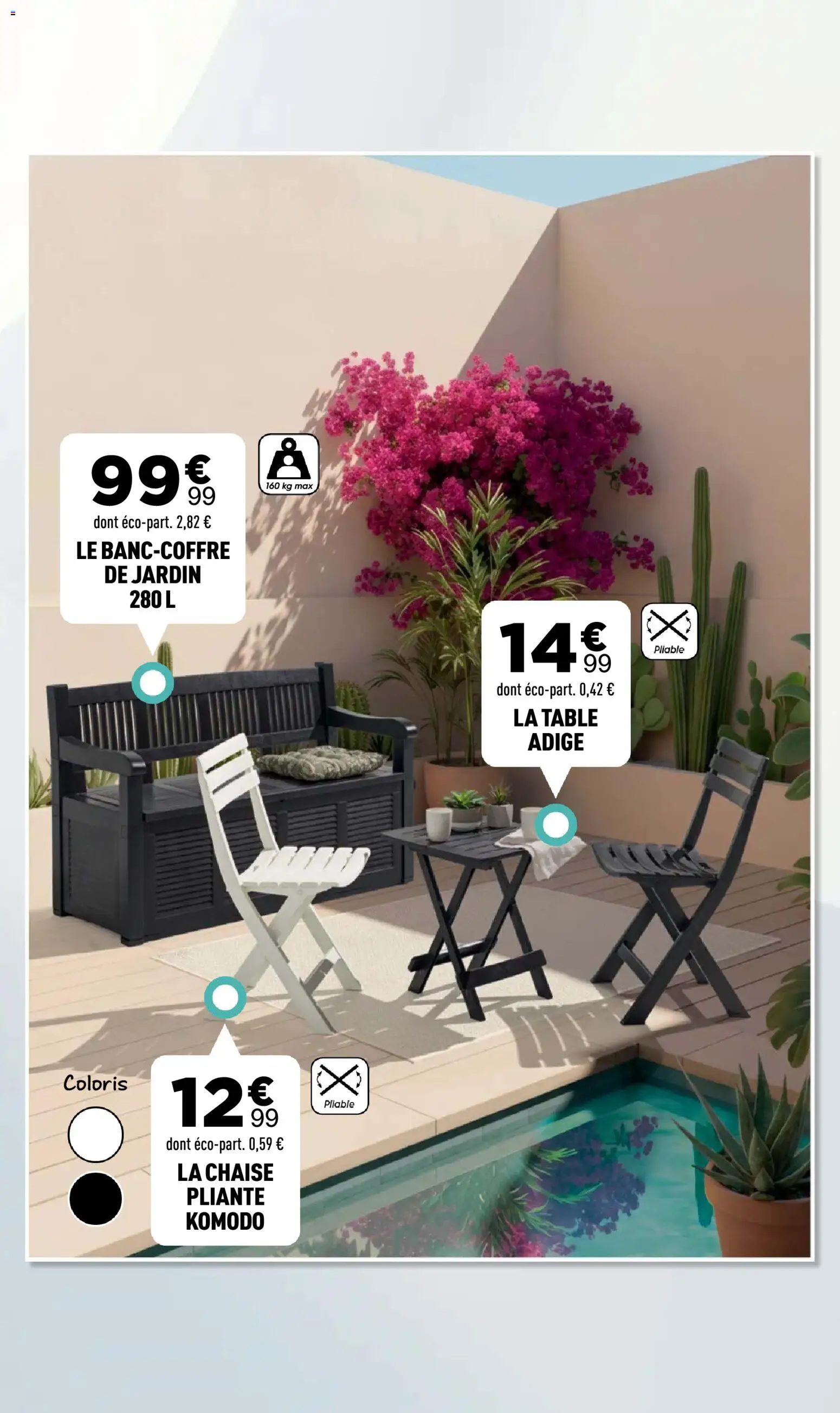 {H1} | Page: 31 | Produits: Chaise pliante, Table, Chaise, La chaise pliante