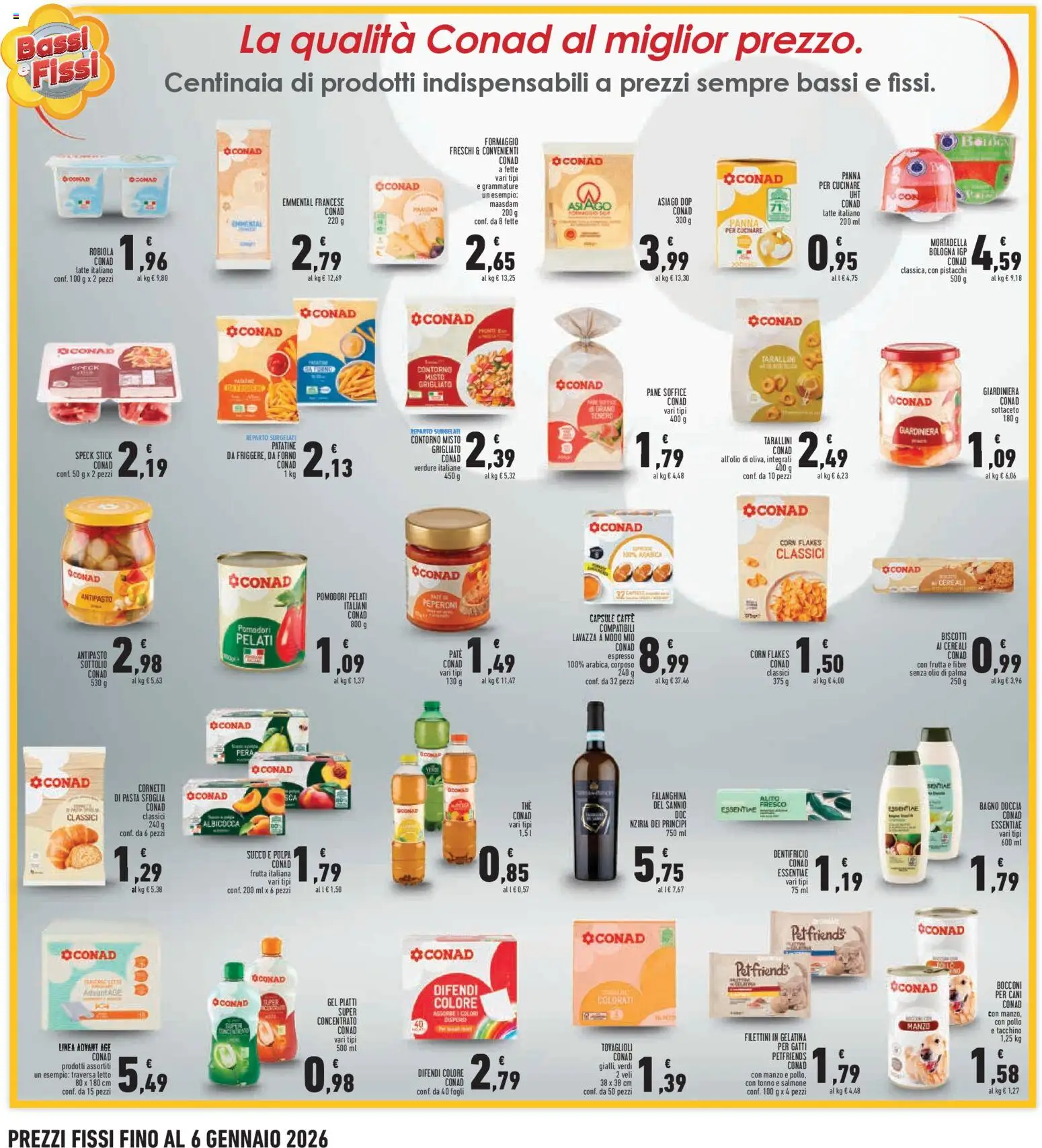 Volantino Conad del 27.12.2025 | Pagina: 31 | Prodotti: Frutta, Tonno, Forno, Lavazza