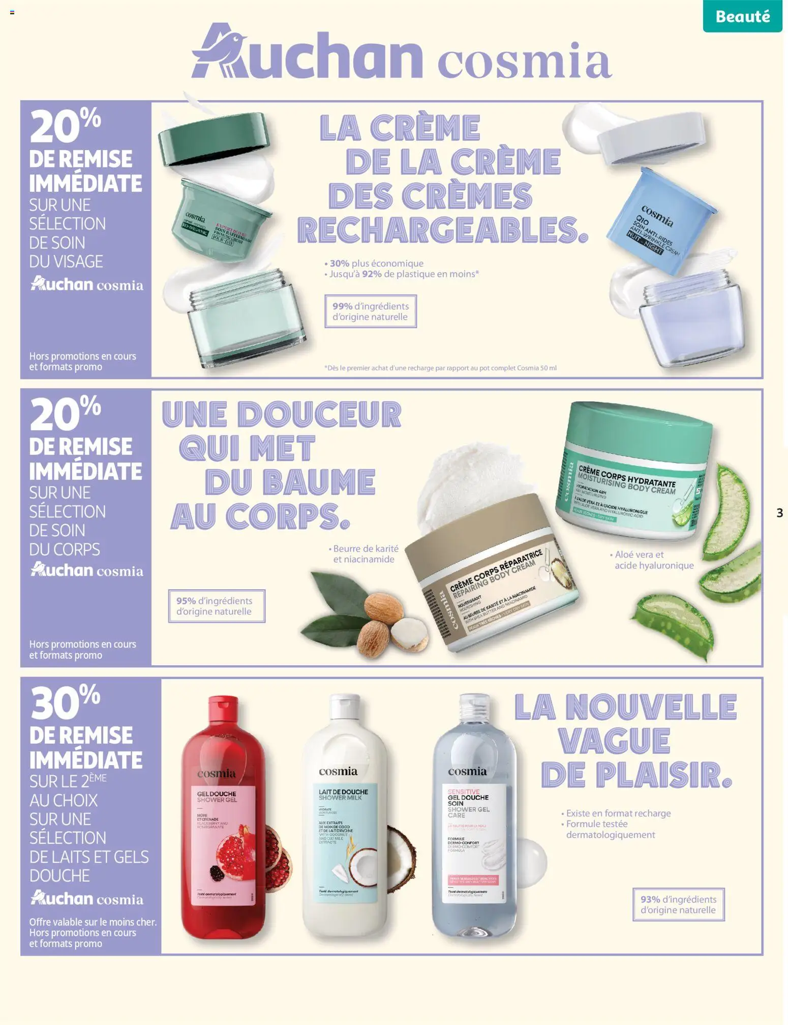 {H1} | Page: 3 | Produits: Noix de coco, Beurre de karité, Lait, Noix