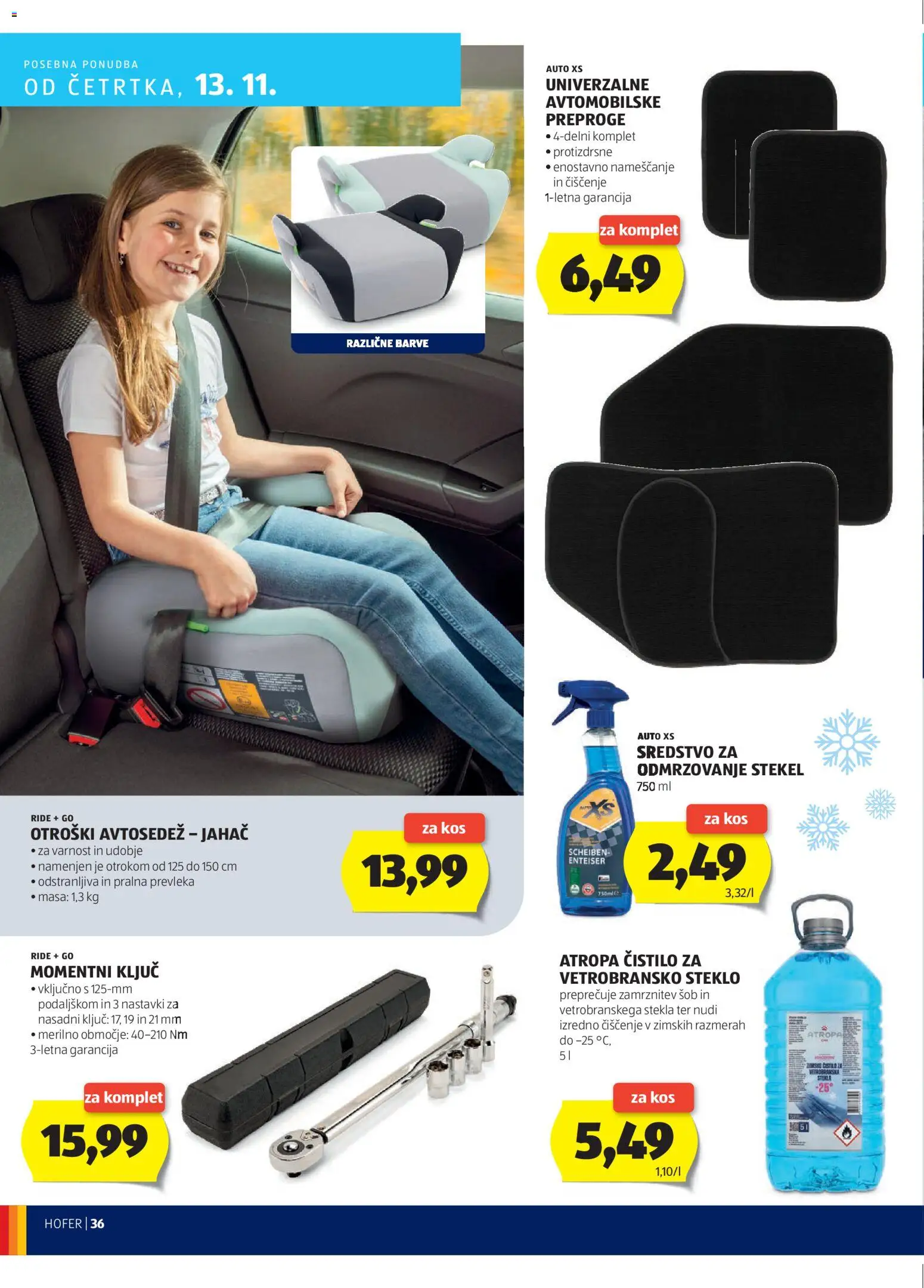 Novi Hofer katalog ponudbe – veljaven od 06.11.2025 | Stran: 36 | Izdelki: Prevleka, Kos