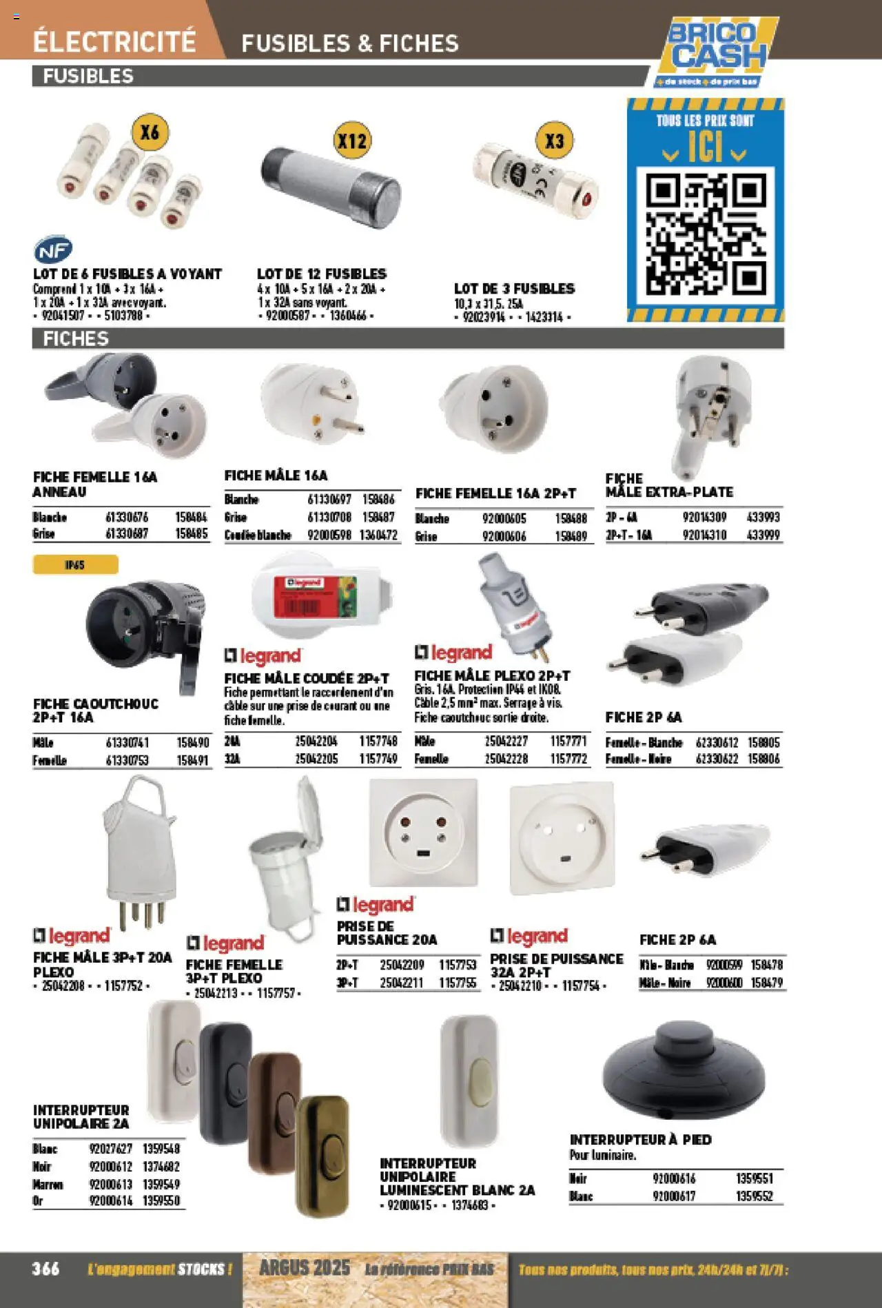 {H1} | Page: 366 | Produits: Câble, Interrupteur, Prise