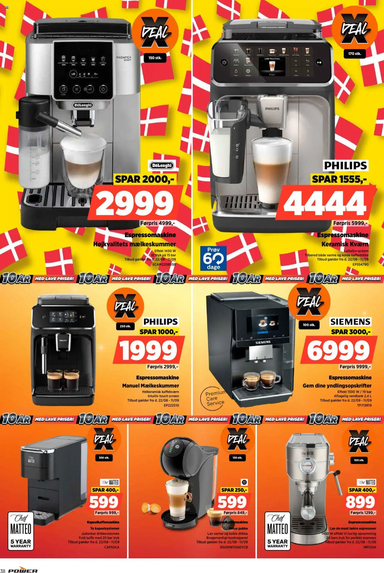 Power Tilbudsavis gyldig fra 22.08.2025 | Side: 38 | Produkter: Kværn, Kaffe
