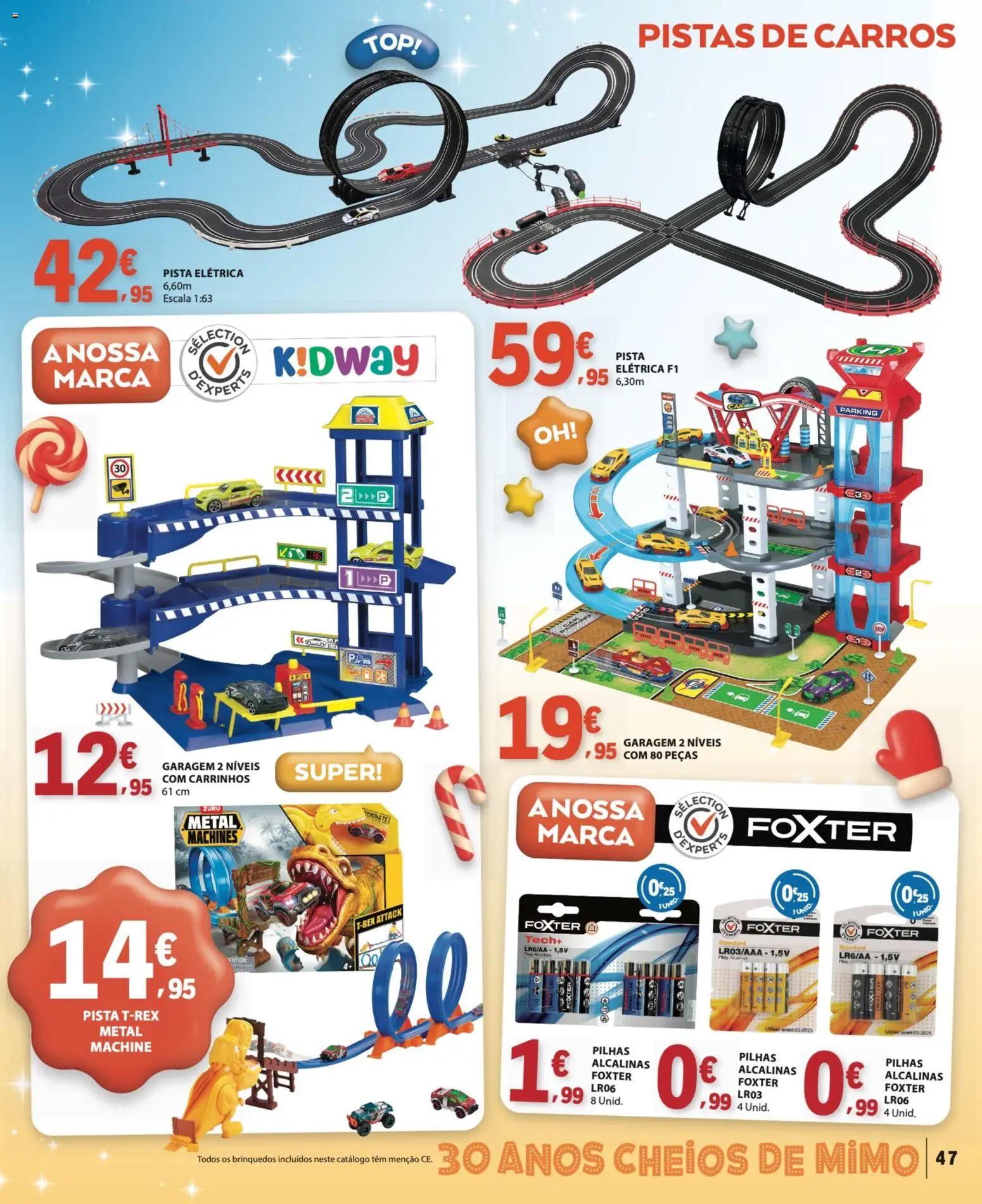 E.Leclerc Brinquedos de Natal │ válido de 11.11.2025 | Página: 47 | Produtos: Top, Pilhas