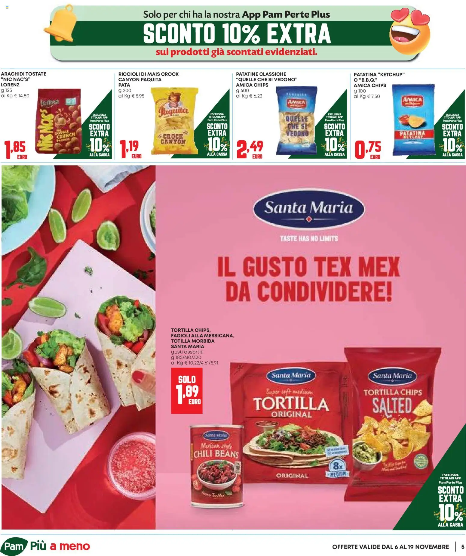 Volantino Panorama del 06.11.2025 | Pagina: 5 | Prodotti: Patatine, Ketchup, Fagioli, Mais