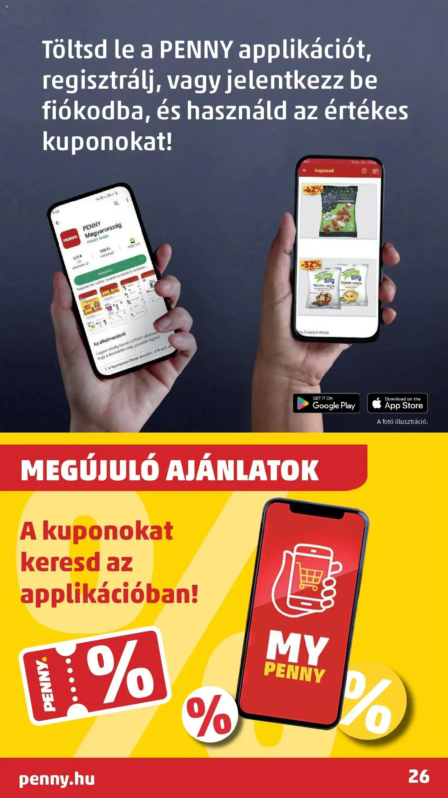 PENNY akciós ujság - amely érvényes a következő dátumtól: 26.11.2025 | Oldal: 26