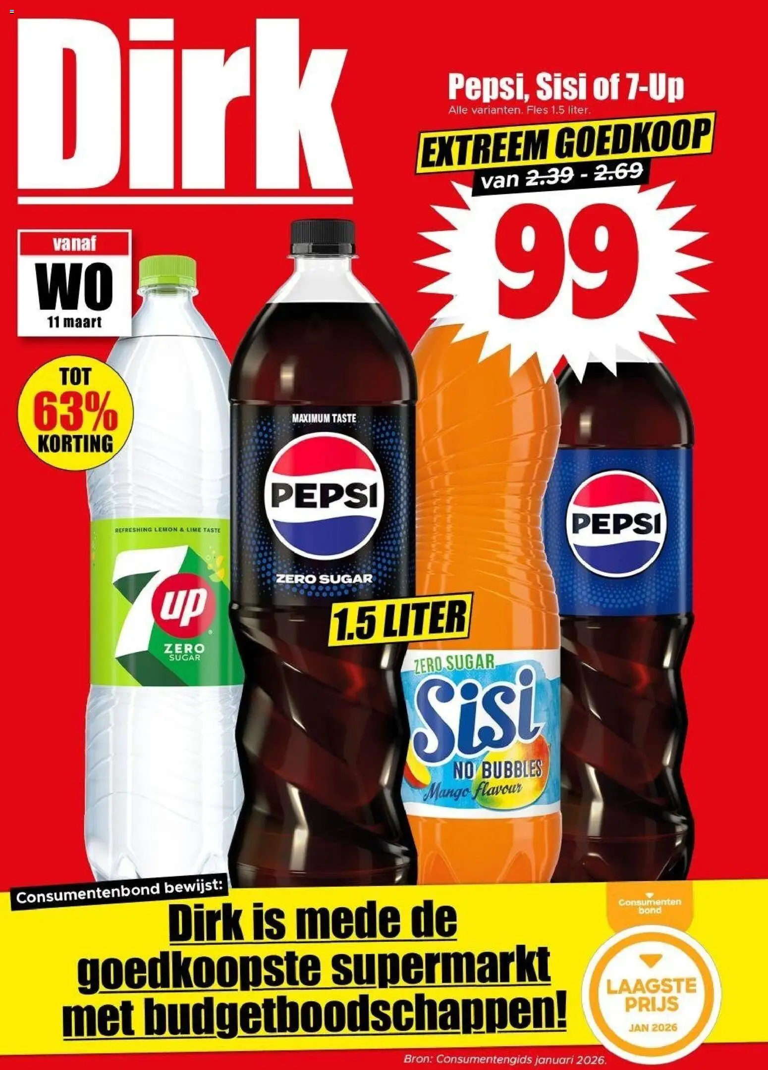 {H1} | Pagina: 1 | Producten: Fles, Pepsi, 7up, Mango