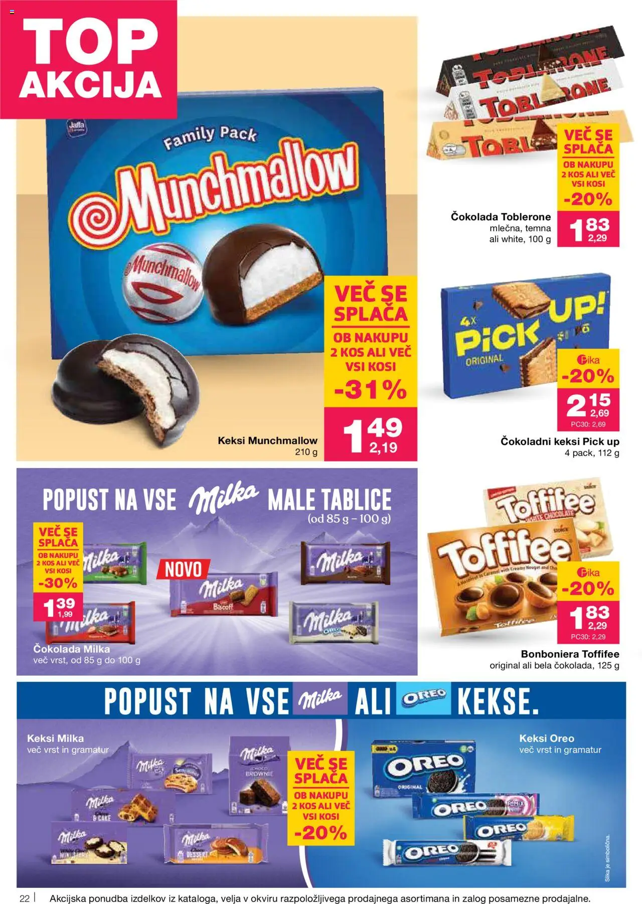 Novi Mercator katalog ponudbe – veljaven od 11.09.2025 | Stran: 24 | Izdelki: Keksi, Kos, Bonboniera, Cokolada