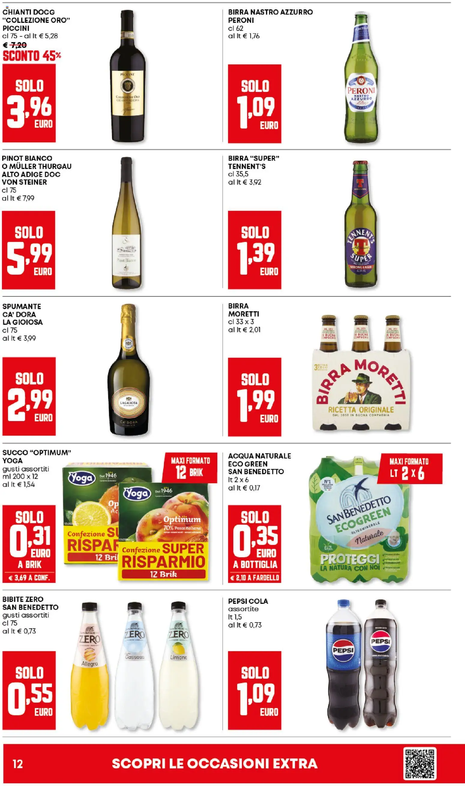 Volantino Panorama del 23.10.2025 | Pagina: 12 | Prodotti: Tennent's, Limone, Pesca, Pepsi