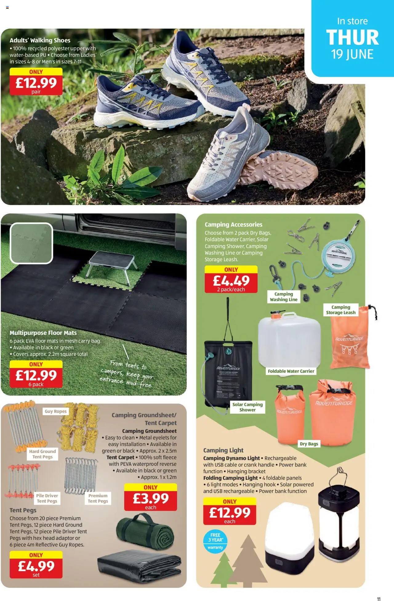 | Page: 11 | Products: Tent, Carpet, Shoes, Bag