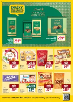 Billa Velký leták od 17.09.2025 | Strana: 22 | Produkty: Lindor, Čokoláda, Milka, Kinder