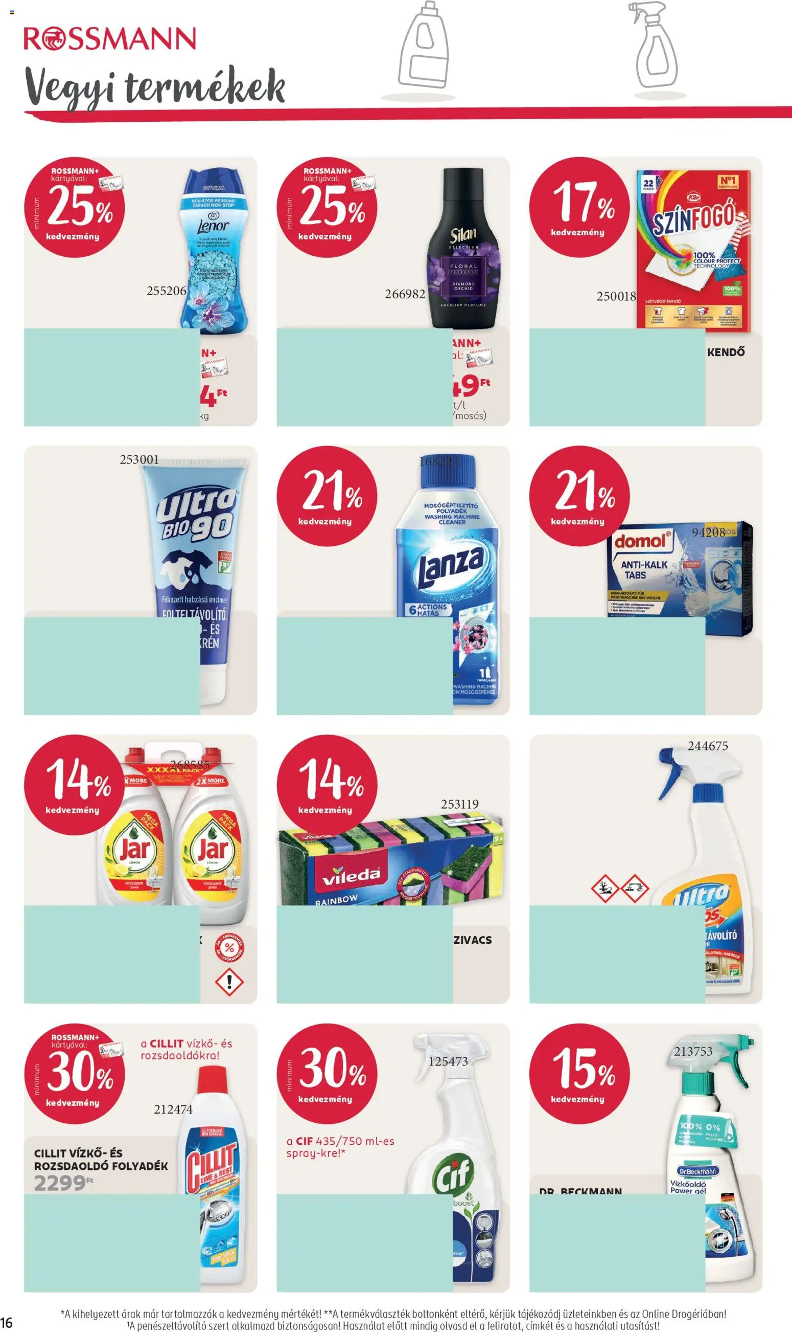 Rossmann akciós ujság - amely érvényes a következő dátumtól: 20.04.2026 | Oldal: 18 | Termékek: Kendő, Vízkőoldó, Folteltávolító, Vileda