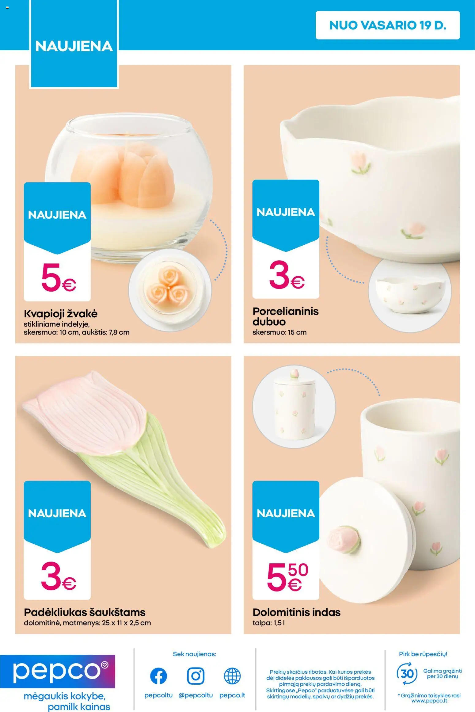 Pepco akcijos nuo 26.02.2026 | Puslapis: 14 | Prekių: Dubuo