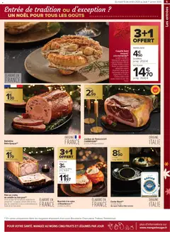 Carrefour contact - Prévisualisation de Carrefour contact Un noël pour tous les goûts valide à partir de 16.12.2025 | Page: 5 | Produits: Foie Gras de Canard, Volaille, Caviar, Bloc de foie gras