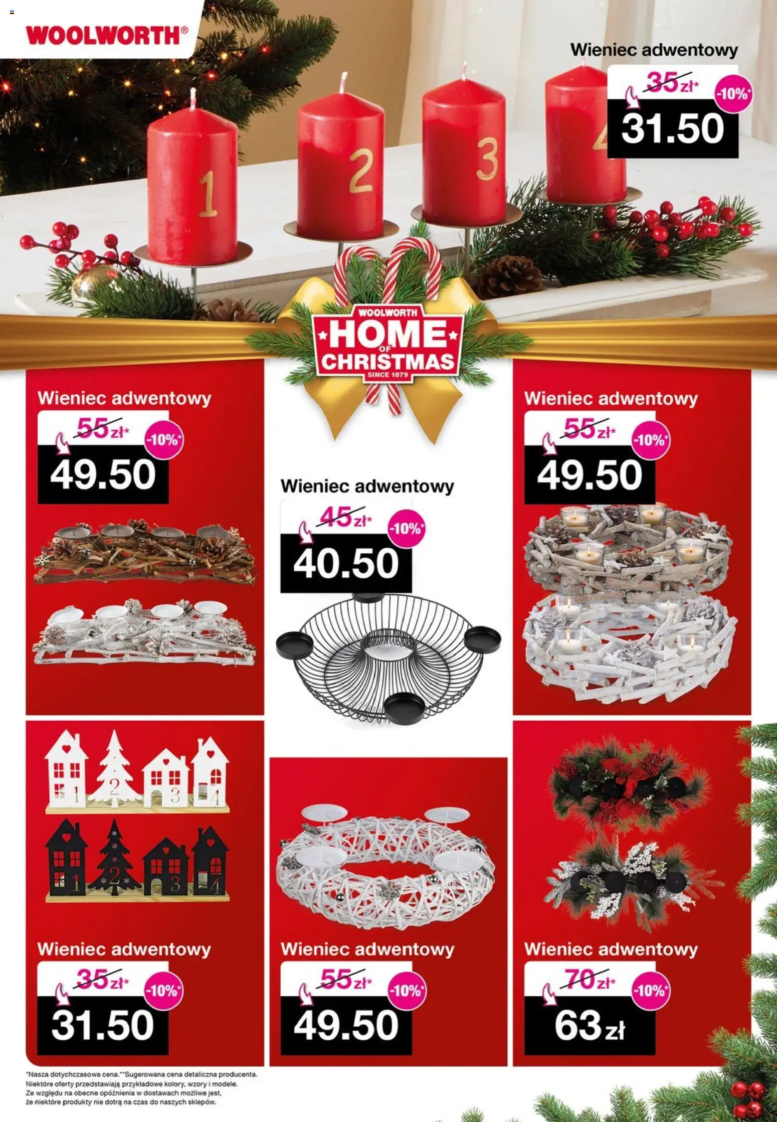 Woolworth Gazetka - Katalog świąteczny od 21.11.2025 | Strona: 34 | Produkty: Wieniec