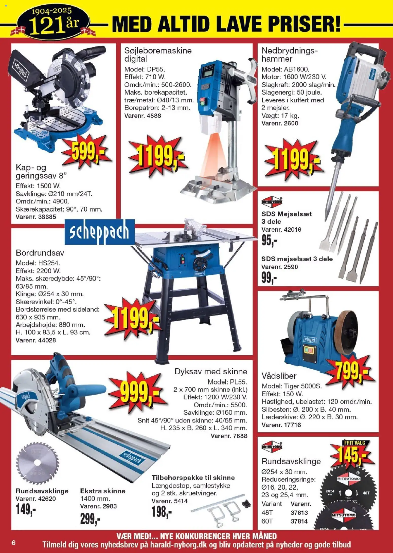 Harald Nyborg tilbudsavis – gyldig fra 13.11.2025 | Side: 6 | Produkter: Kuffert, Hammer