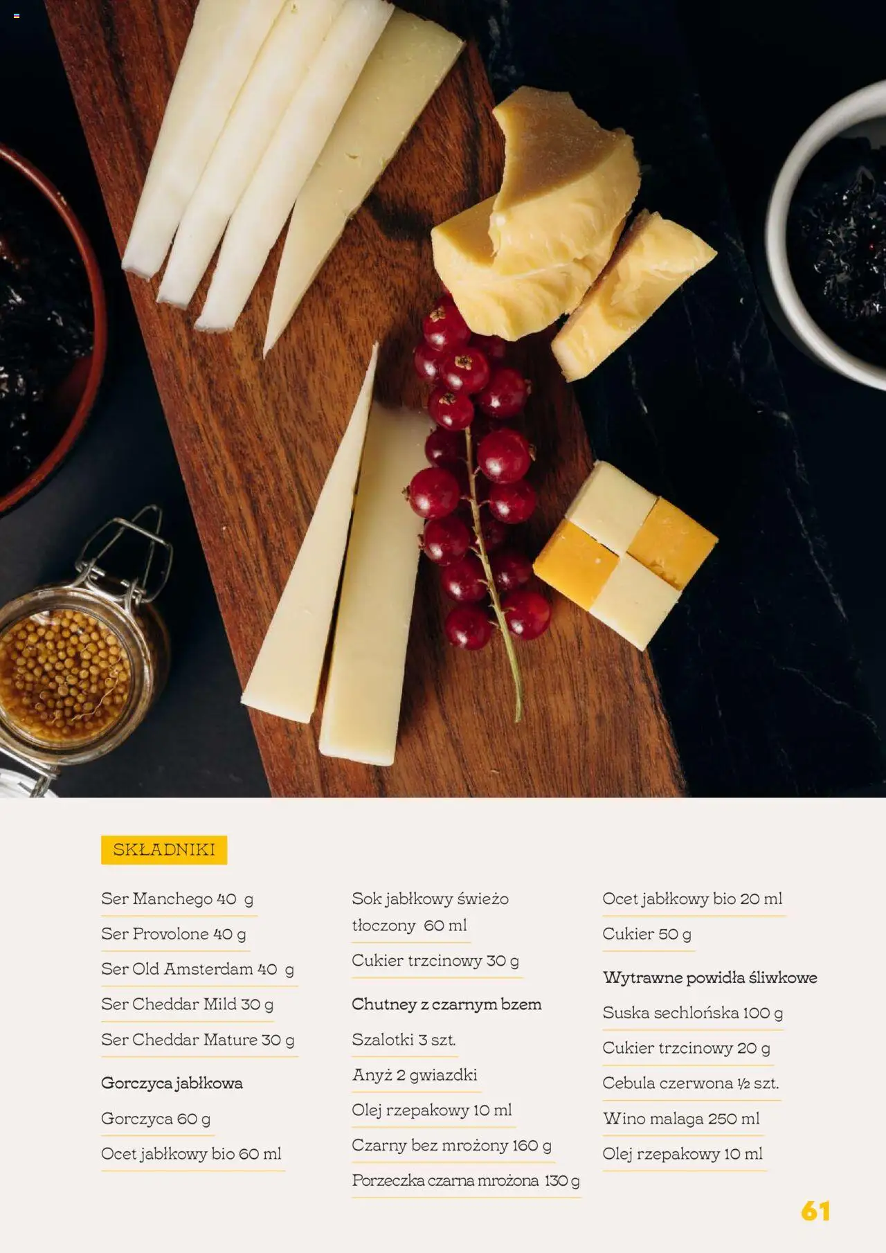Makro Gazetka - Serowa uczta od 31.12.2023 | Strona: 61 | Produkty: Gorczyca, Ser, Wino, Cukier