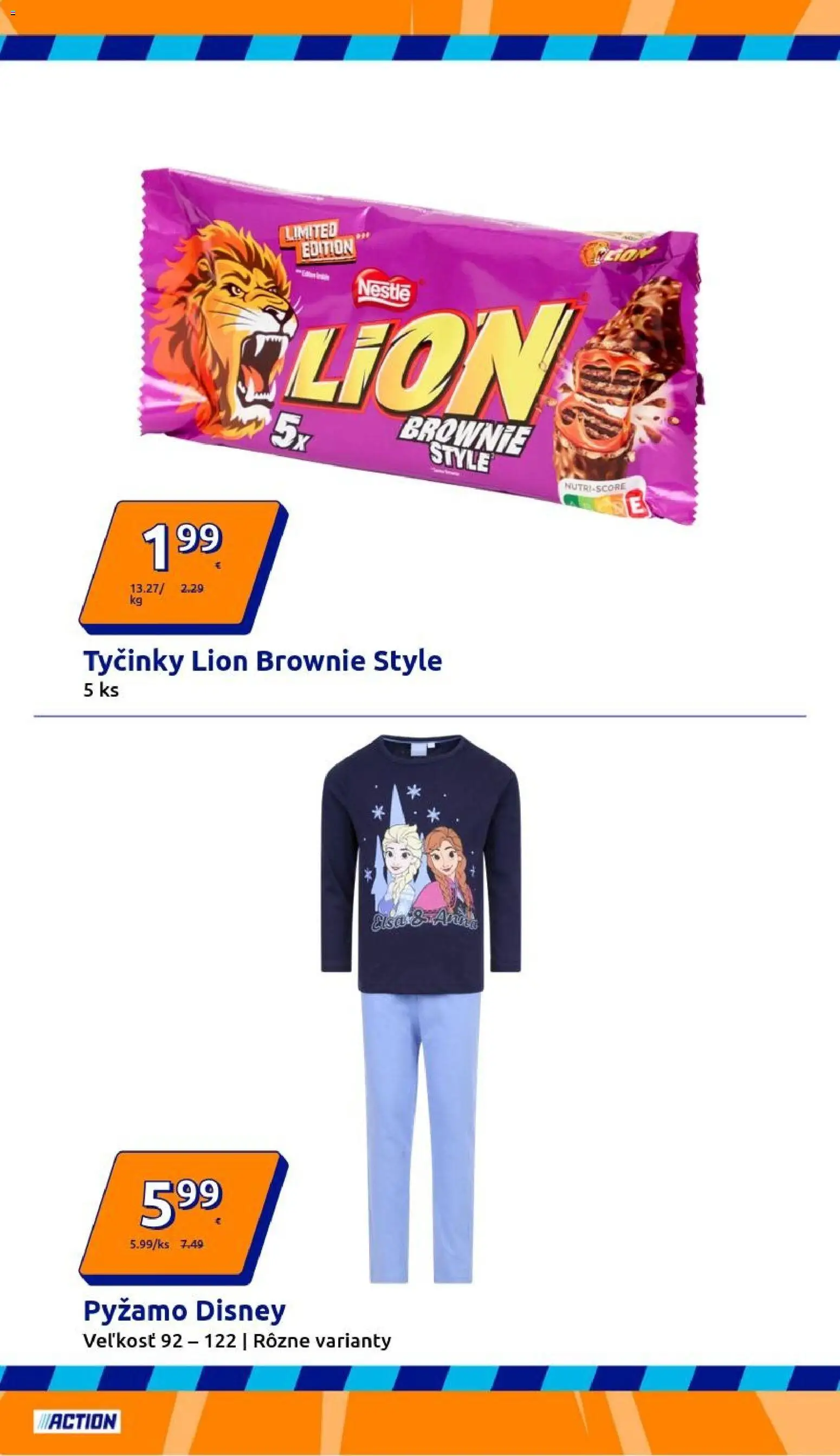 Nové Action akcie – leták je platný od 31.12.2025 | Strana: 18 | Produkty: Pyžamo