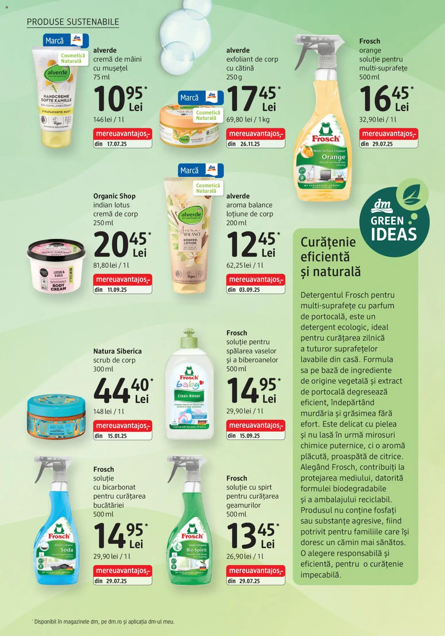 Noul catalog DM drogeriemarkt – valabil de la 02.04.2026 | Pagină: 30 | Produse: Şerit ödül, Scrub, Body, Gresie